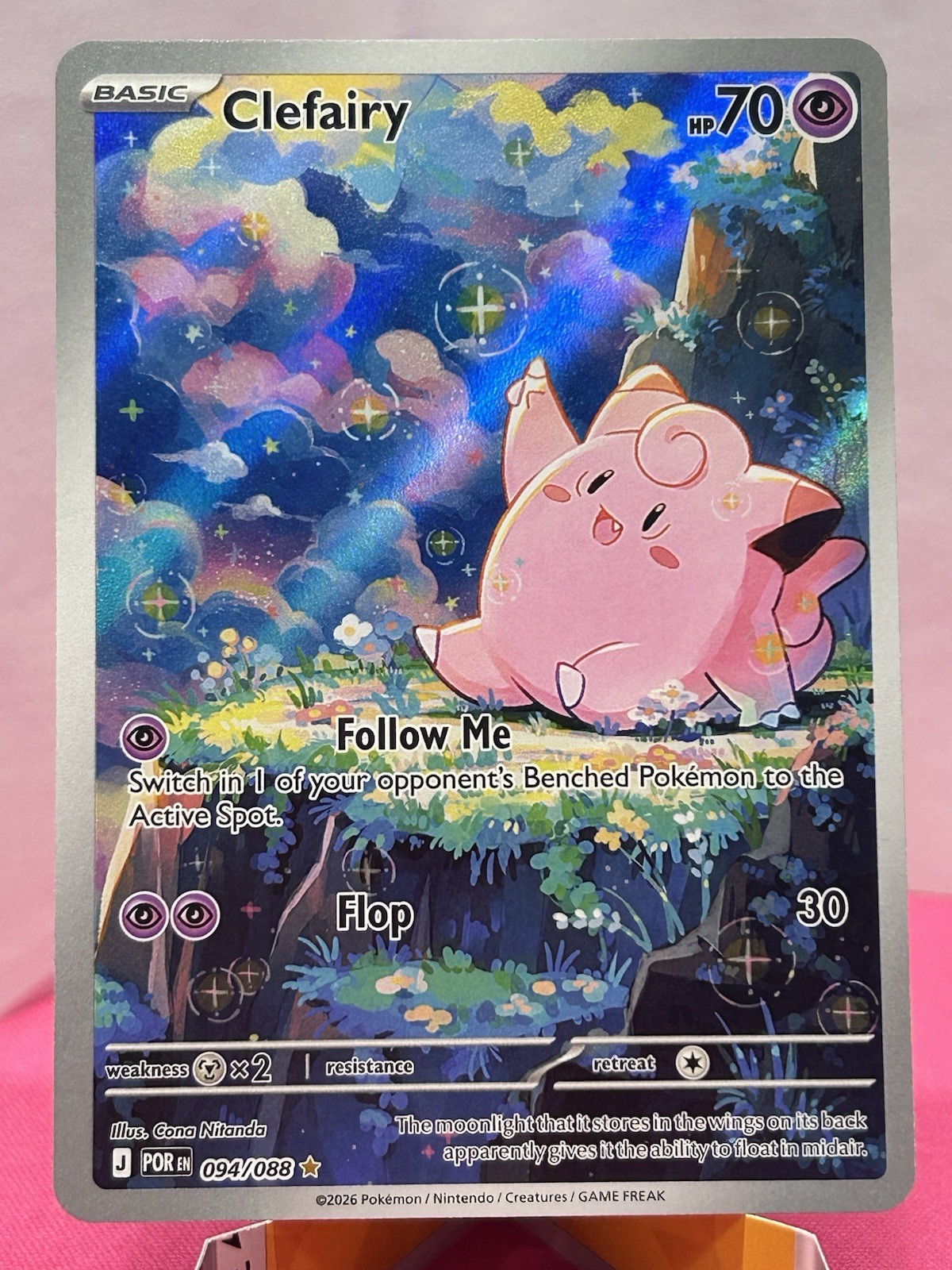 Clefairy Full Art 094/088 Perfect Order (POR)