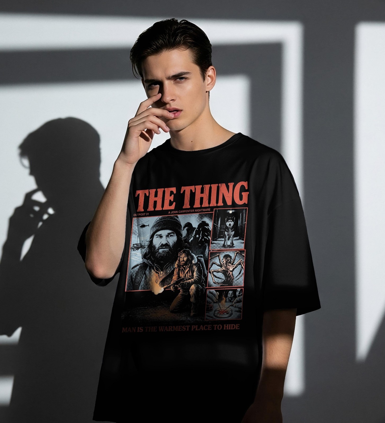 HOT The Thing Movie Shirt, 80s Sci Fi Horror Tee, MacReady Film Lover Gift