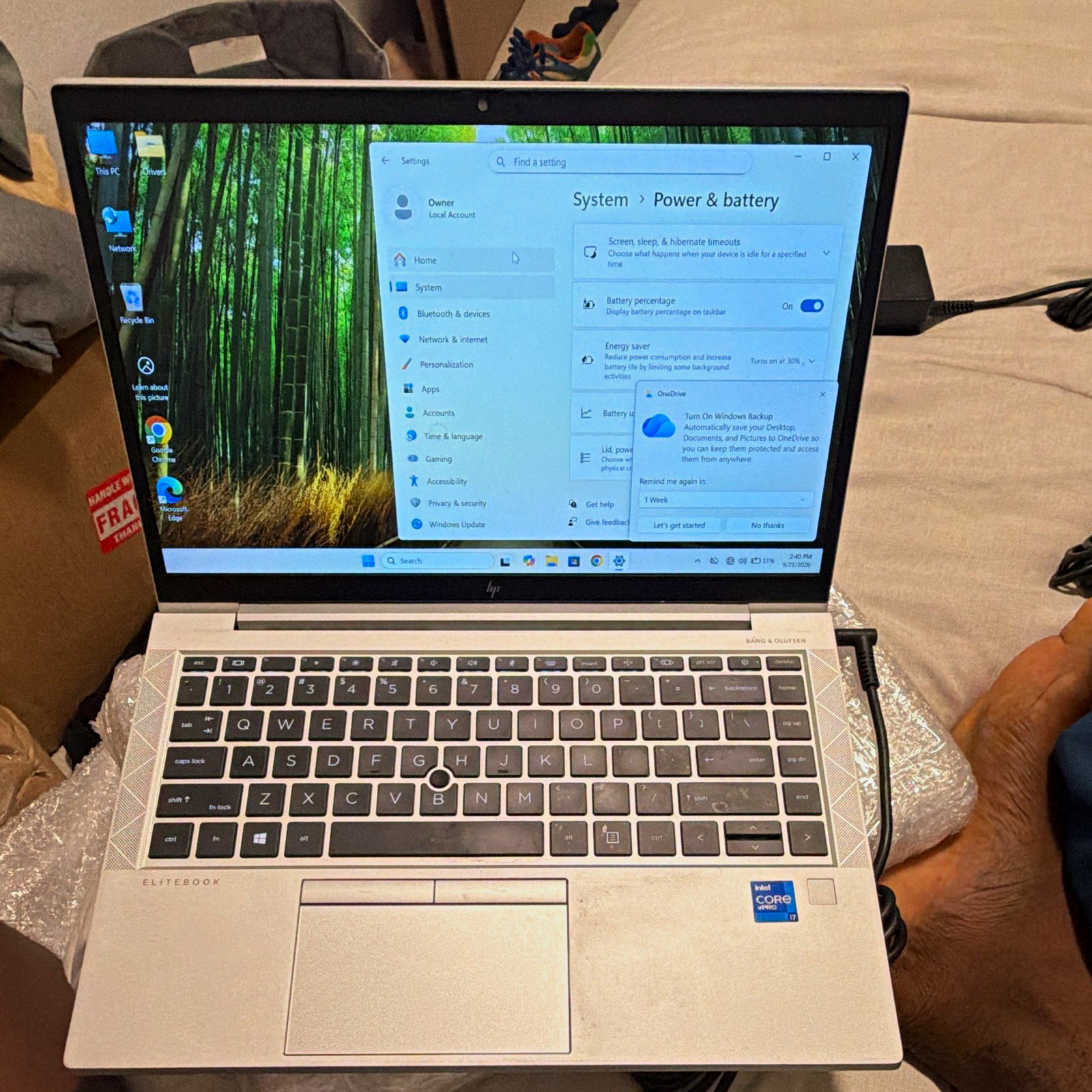 HP EliteBook 14in Silver Laptop Intel Core i7 16GB RAM 512GB SSD Win 11 HP EliteBook 14in Silver Laptop Intel Core i7 16GB RAM 512GB SSD Win 11