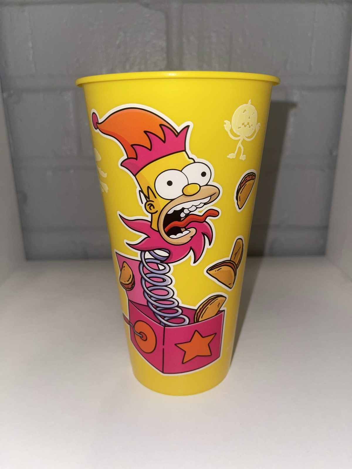 Jack in The Box Simpsons Collectable Glow In The Dark Cups + FREE JIBBI PER CUP