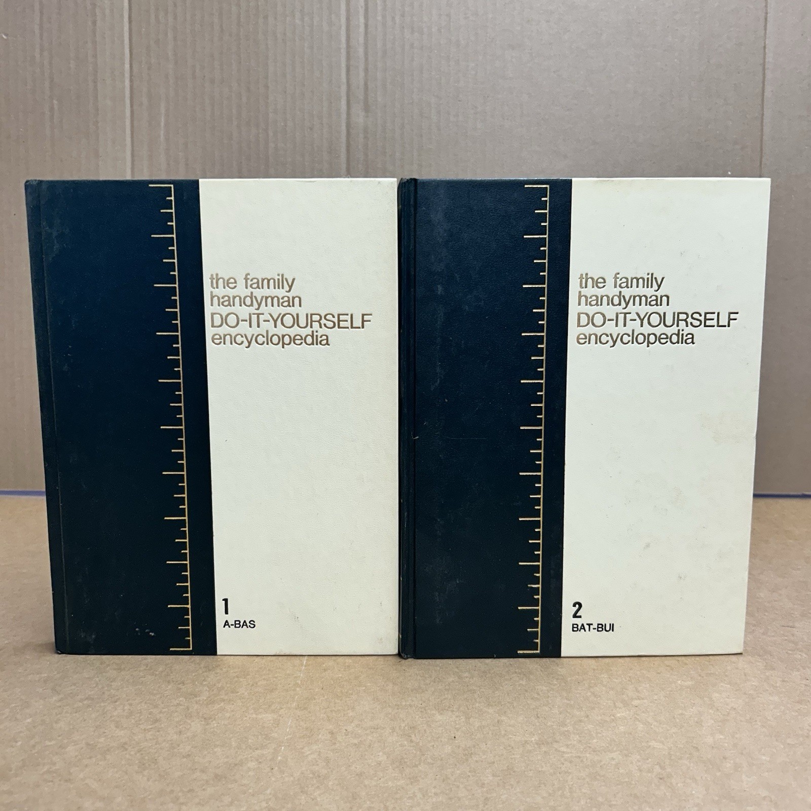 Vintage 1970 The Family Handyman DO-IT-YOURSELF Encyclopedia Volume 1 & 2 HC Vintage 1970 The Family Handyman DO-IT-YOURSELF Encyclopedia Volume 1 & 2 HC