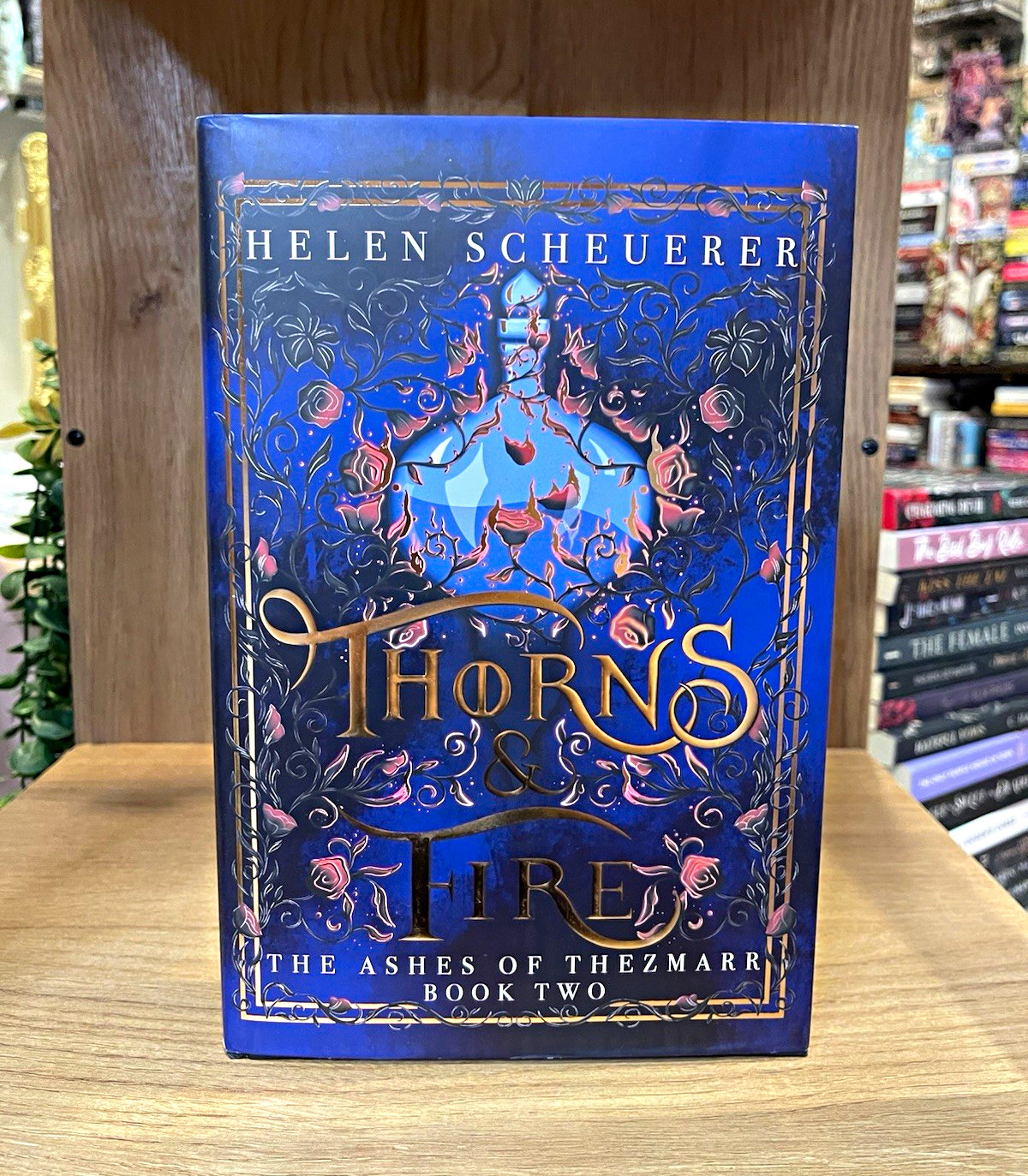 Helen Scheuerer Thorns & Fire Hardcover Ashes of Thezmarr Bramble Fantasy