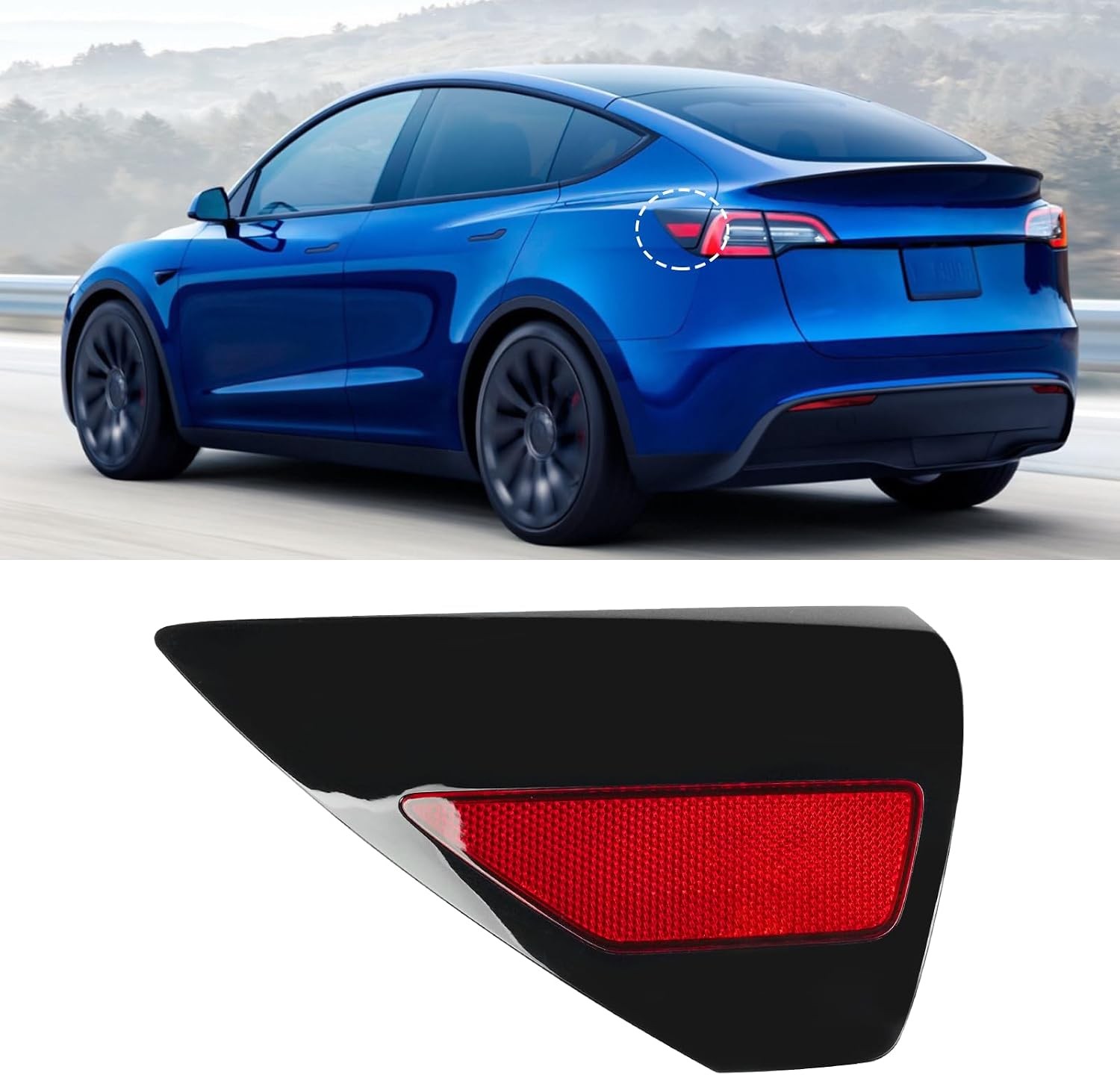 for Tesla Charging Port Cover Model 3 2017-2023 Model Y 2020-2023 | (NOT FIT 202