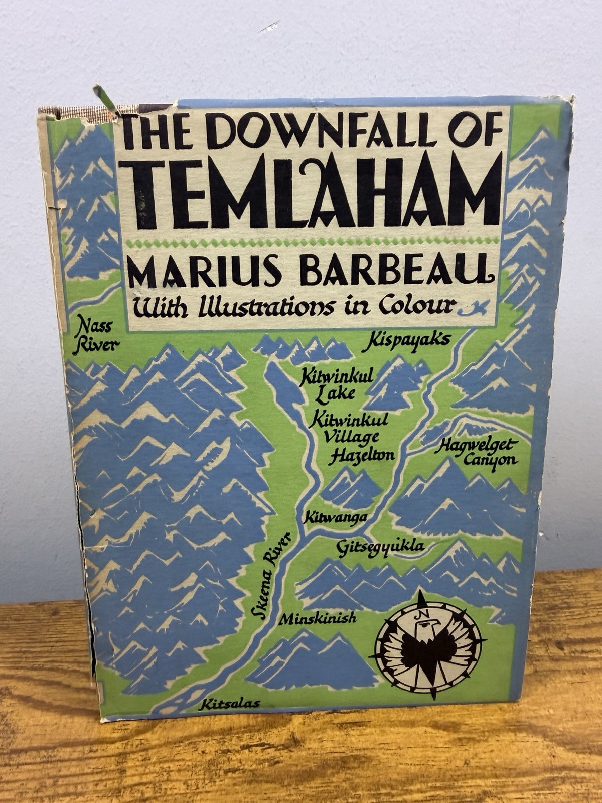 The Downfall Of Temlaham Marius Barbeau 1928 First Edition Hardcover Dust Jacket