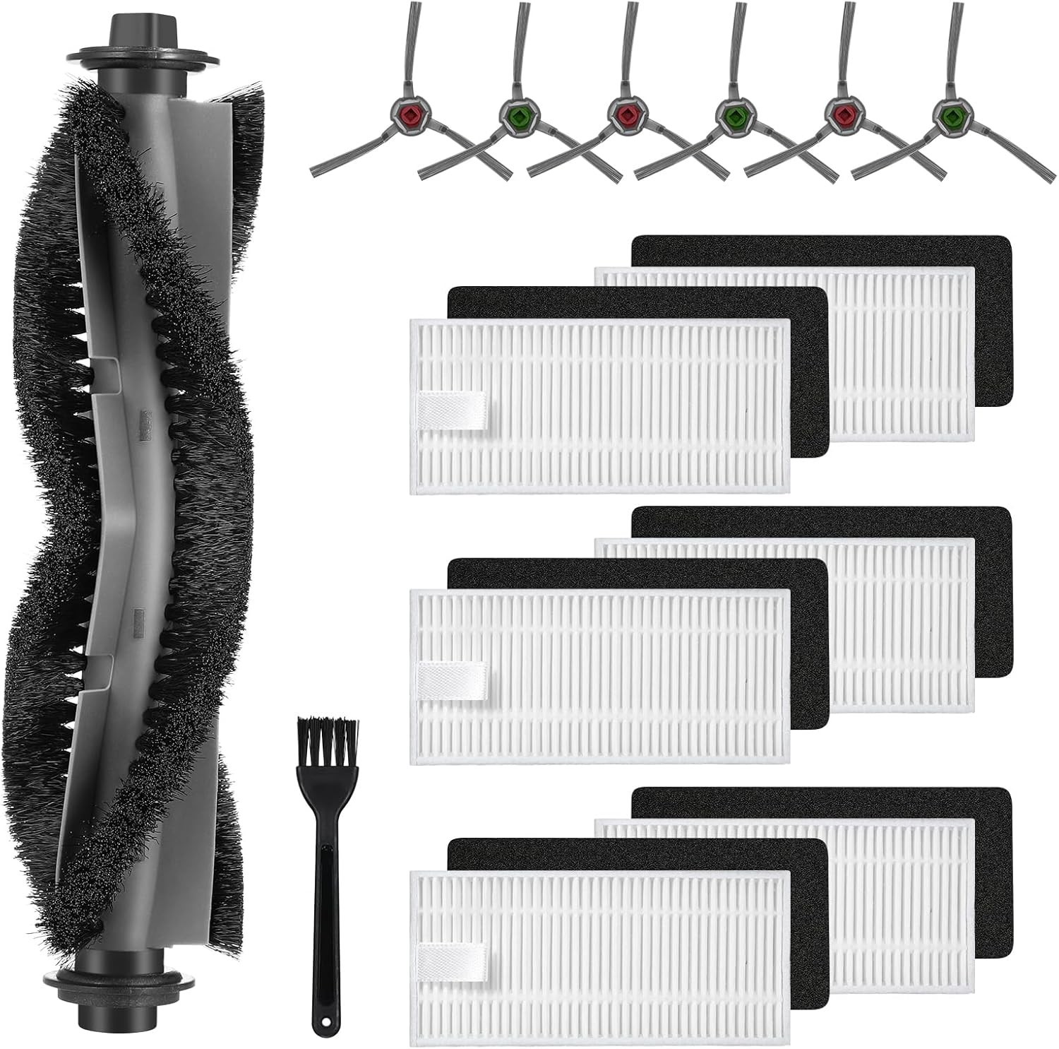 P20 Accessories Kit for AIRROBO P20 Robot Vacuum Cleaner Replacement Parts, 14 P