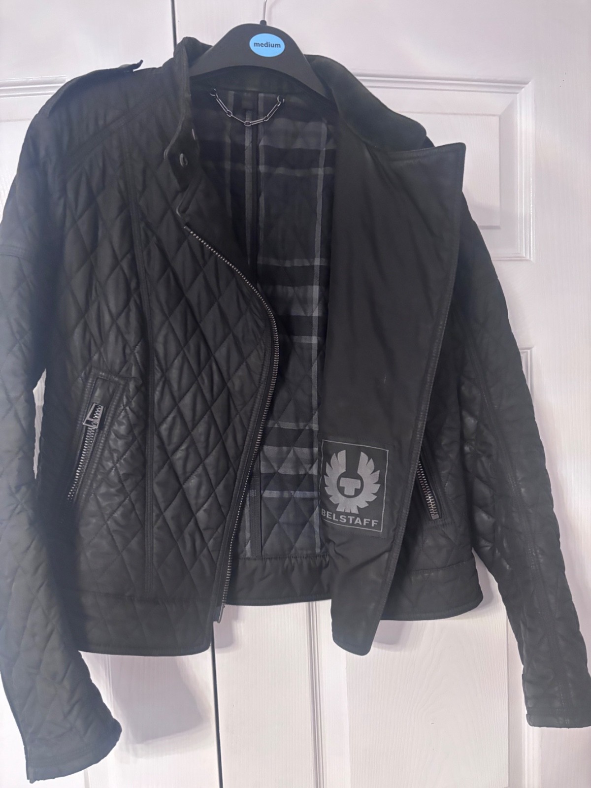 Belstaff New Pathfield quilted jacket. Belstaff New Pathfield quilted jacket.