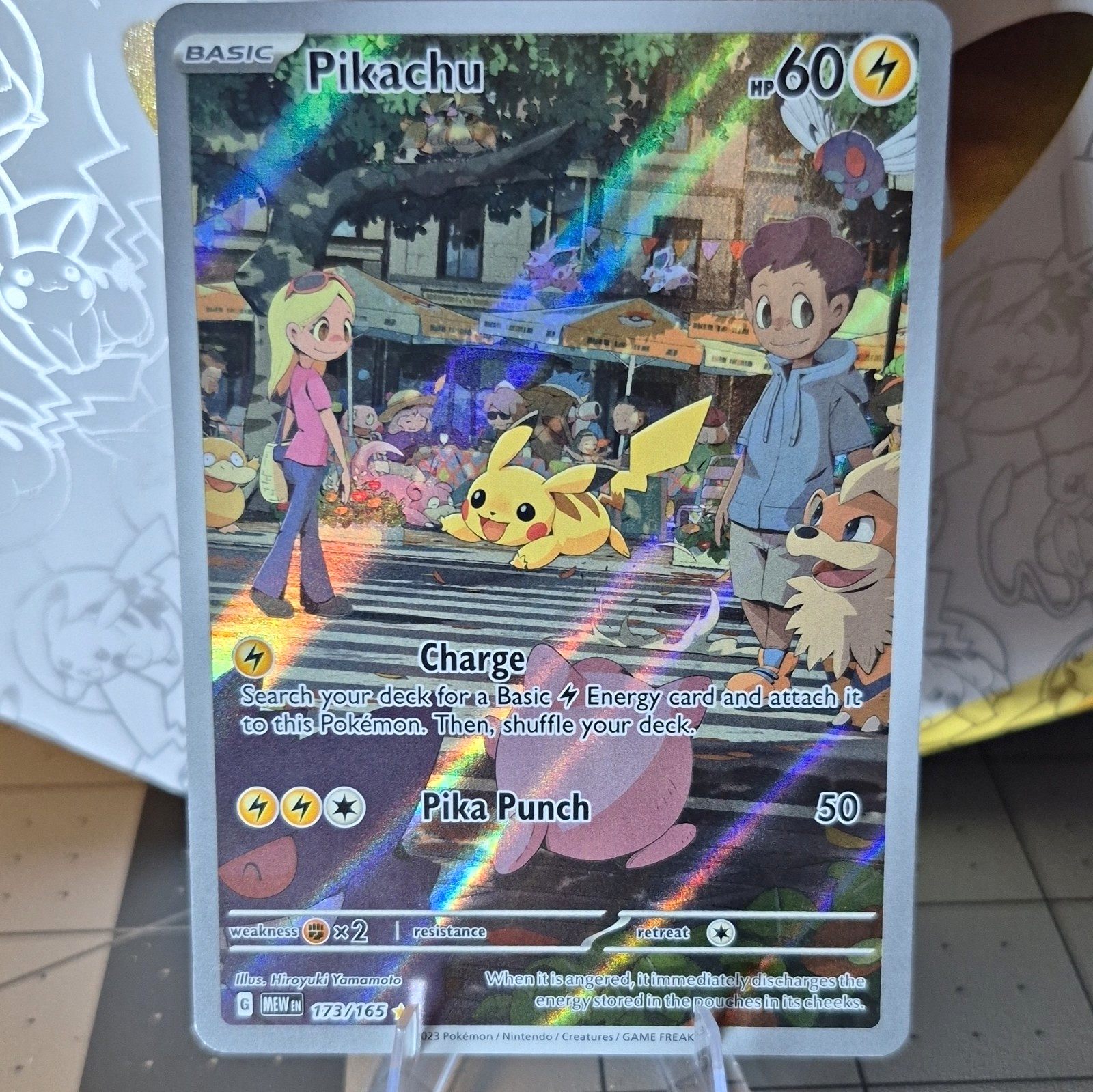 Pikachu 173/165 Sv: Scarlet & Violet 151 Holo