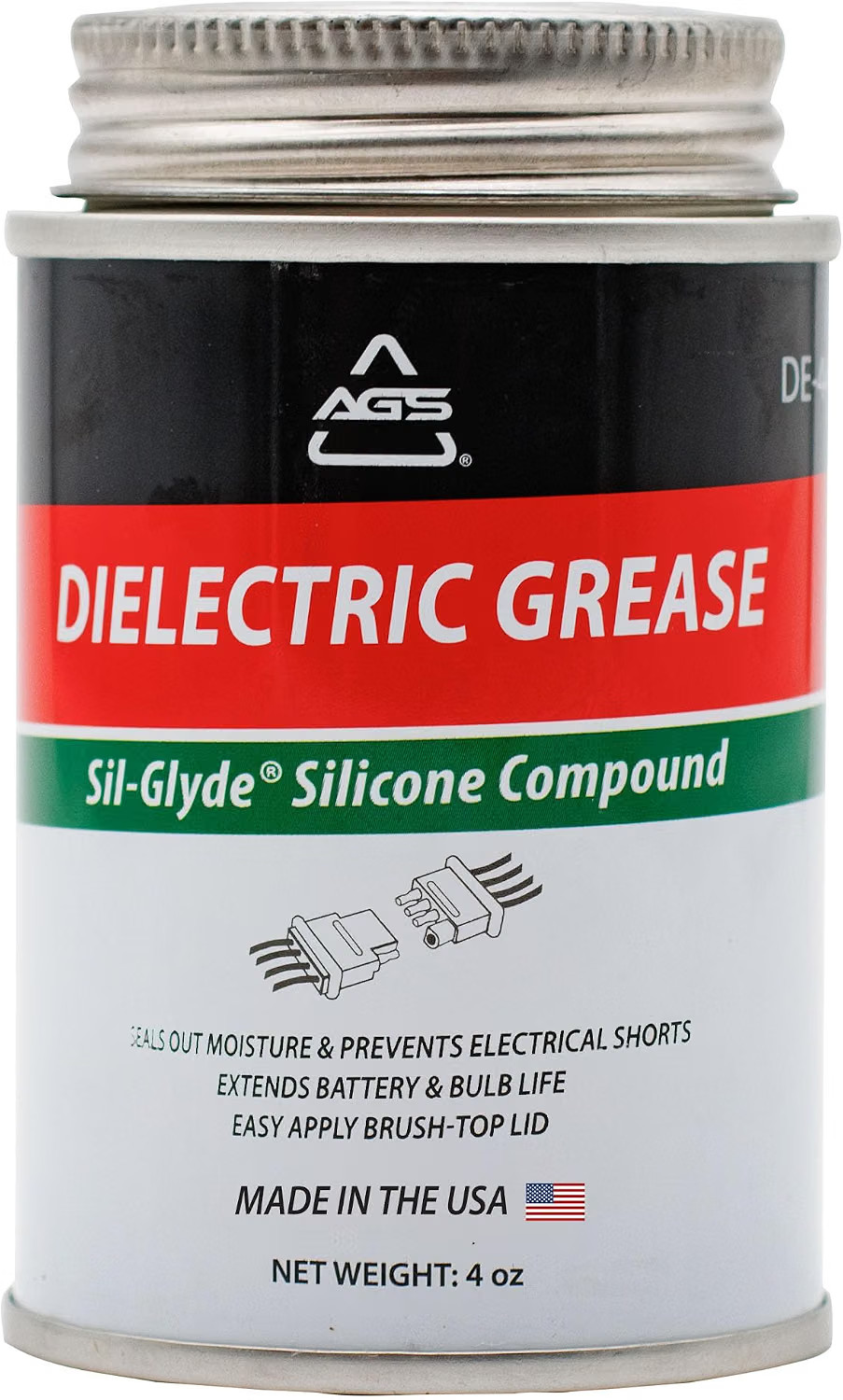 Long-Lasting 4oz Dielectric Grease for Electrical Connectors - USA Made Quality