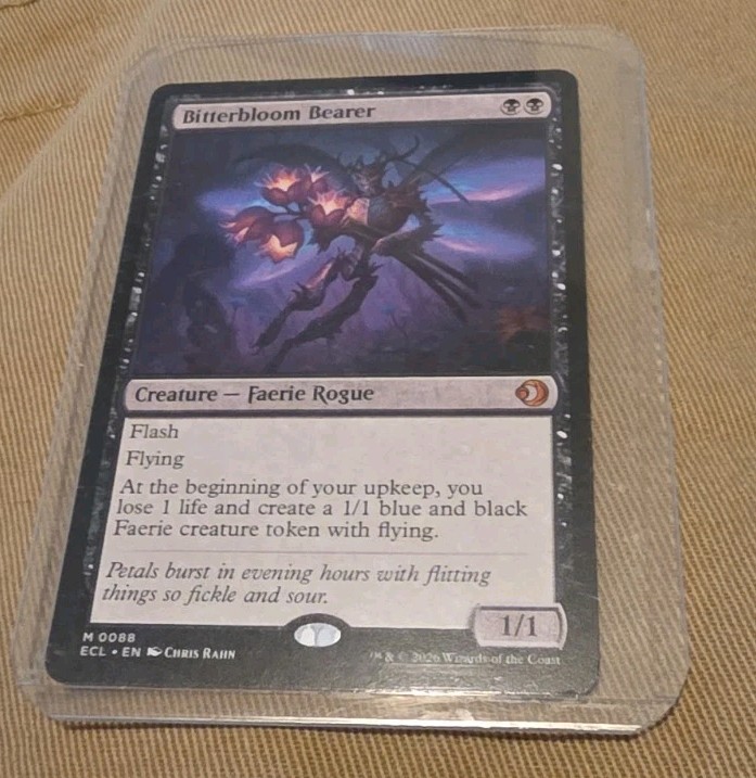 MTG Bitterbloom Bearer 88 Lorwyn Eclipsed Mythic Rare Non-Foil NM English Card