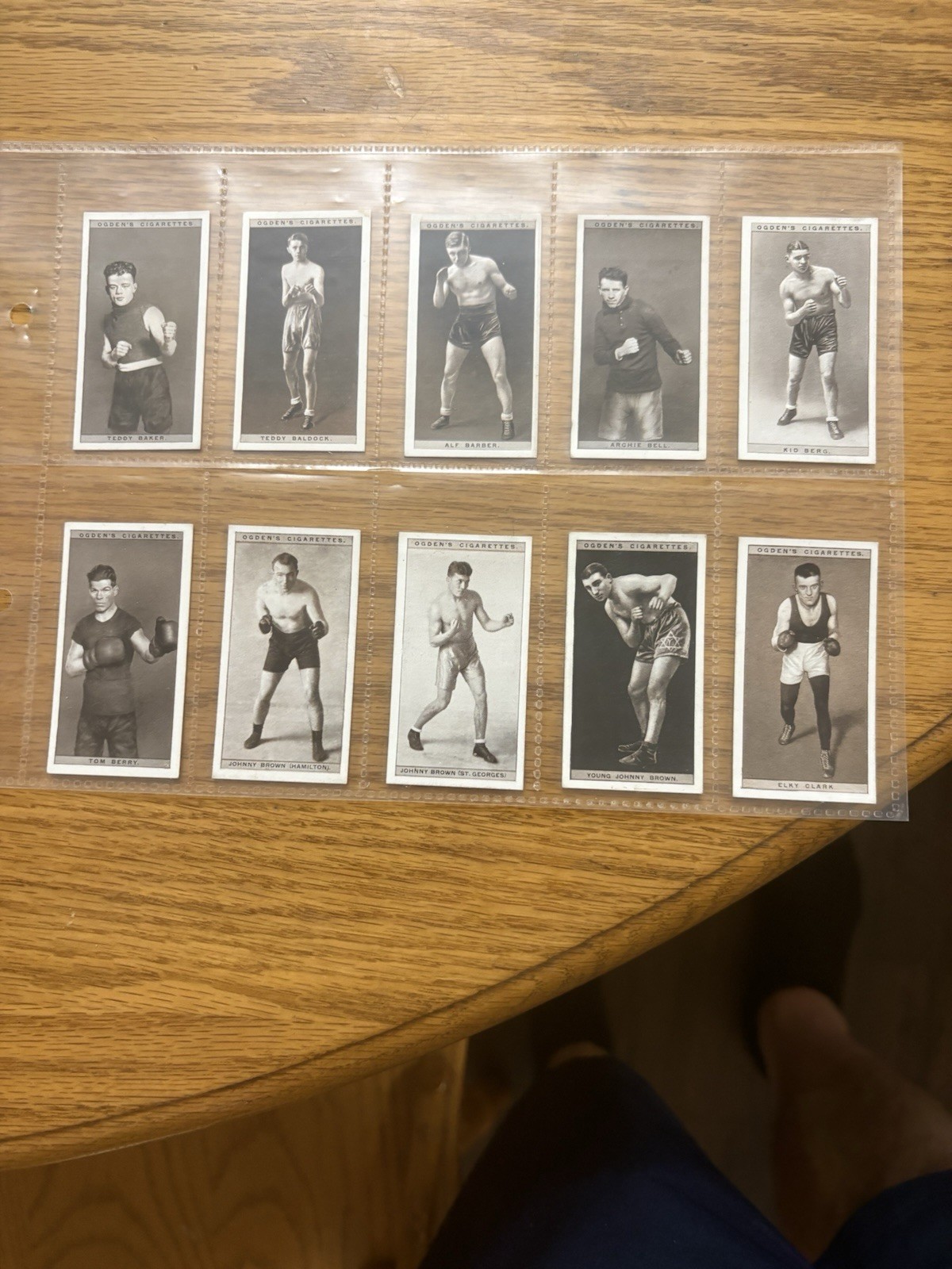 1928 Ogden's Pugilists Complete Set 1-50