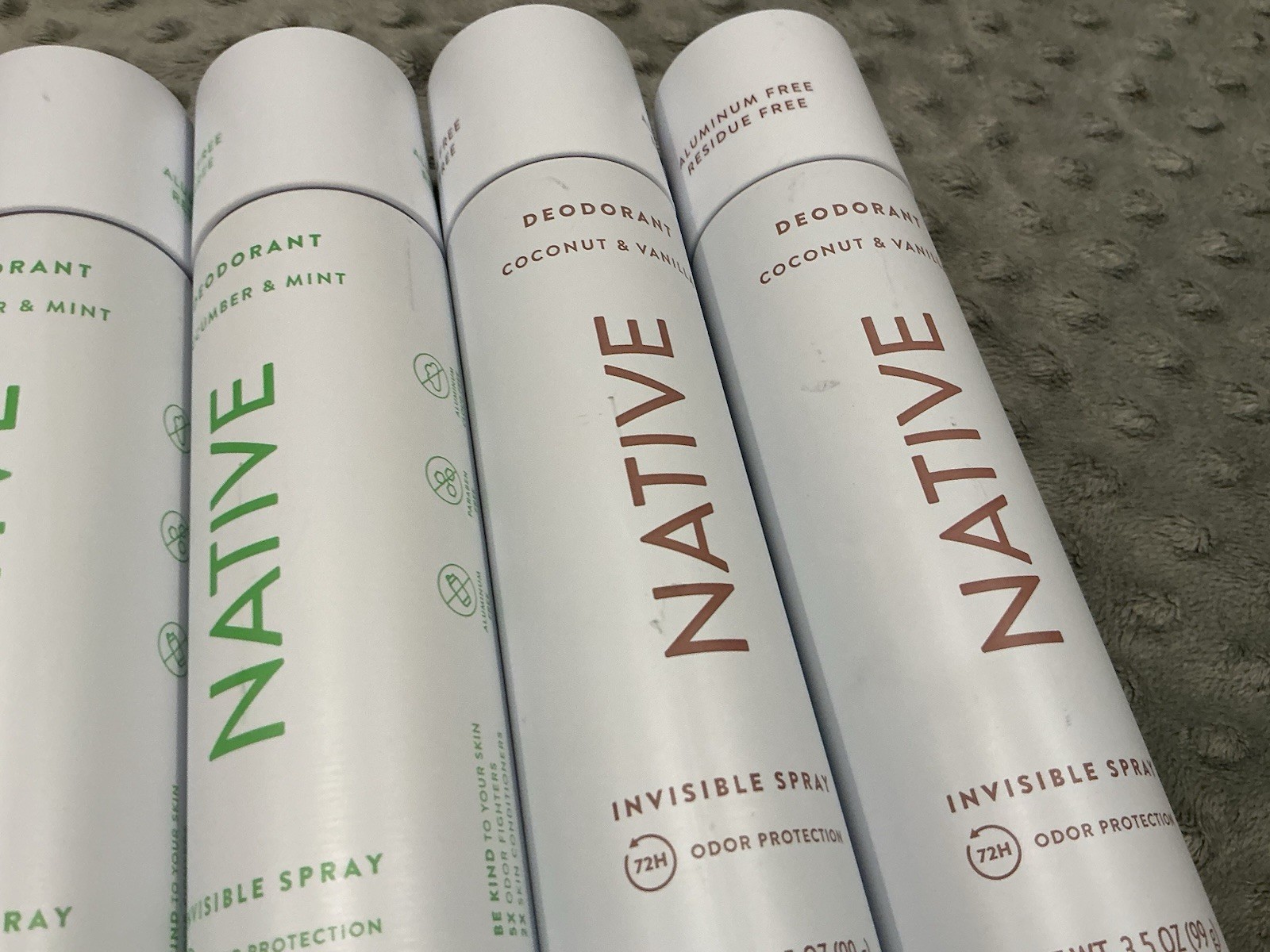 Native Aluminum-Free 72-Hour Residue-Free Deodorant Spray Assorted 3.5 oz Native Aluminum-Free 72-Hour Residue-Free Deodorant Spray Assorted 3.5 oz