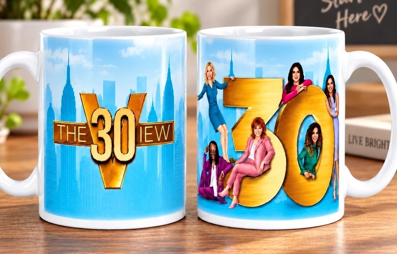 The View Season 30 2026 Coffee Mug, 30th Anniversary TV Show Mug The View Season 30 2026 Coffee Mug, 30th Anniversary TV Show Mug