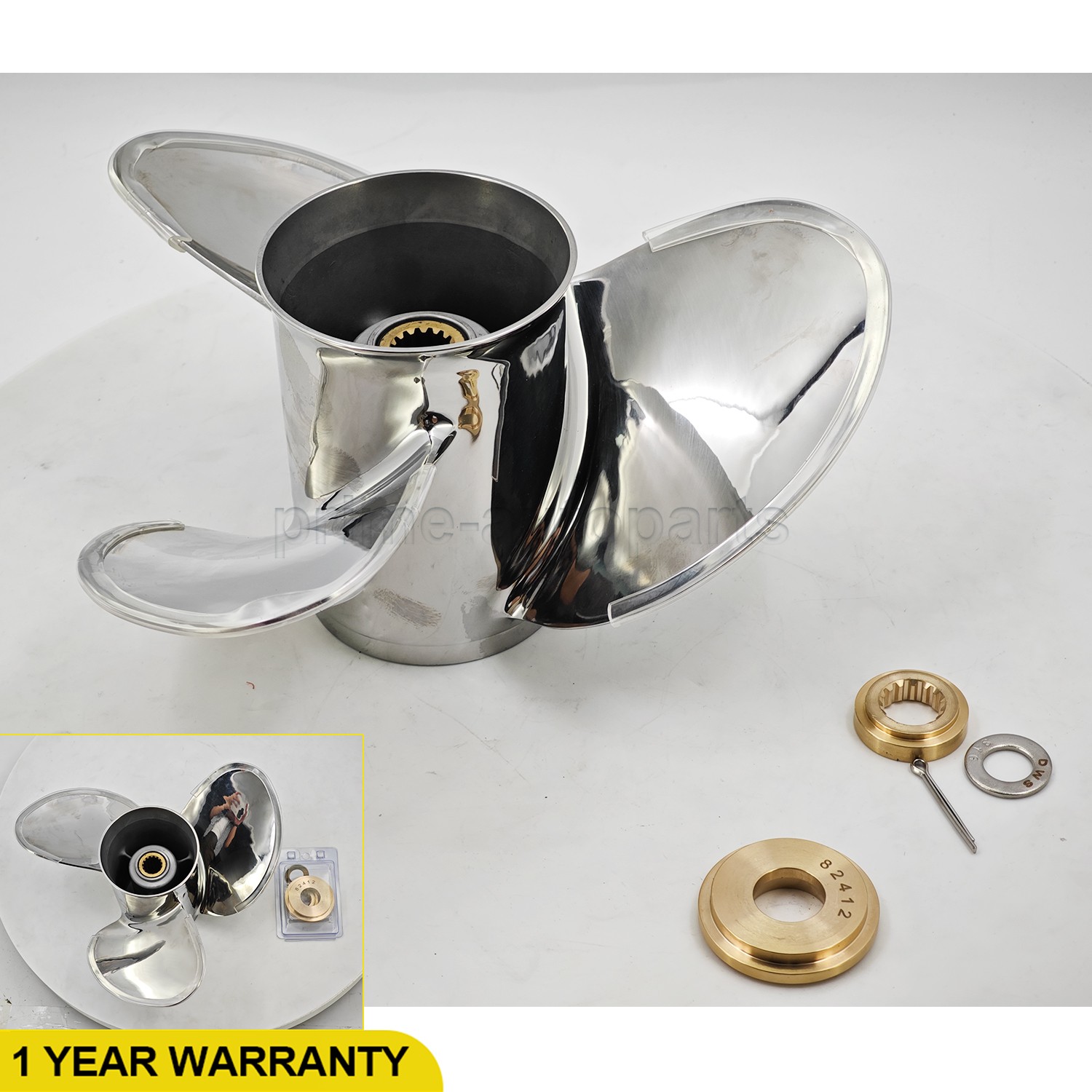 For Yamaha Reliance Stainless Steel prop 15 14 1/2 150-300HP 68F-45970-20-00 NEW