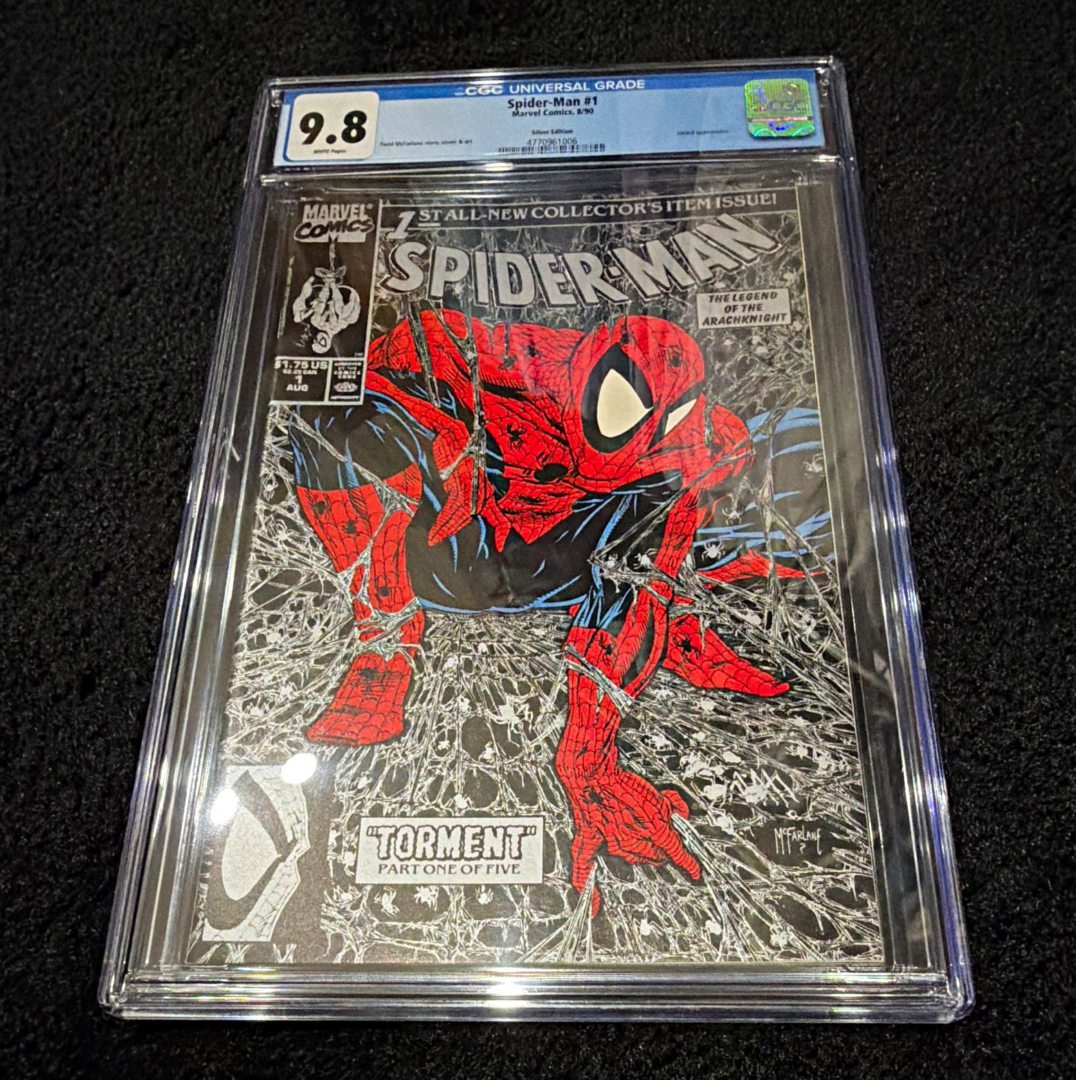 Spider-Man #1 CGC 9.8 (1990) Marvel Comics Torment Todd McFarlane Very Hot