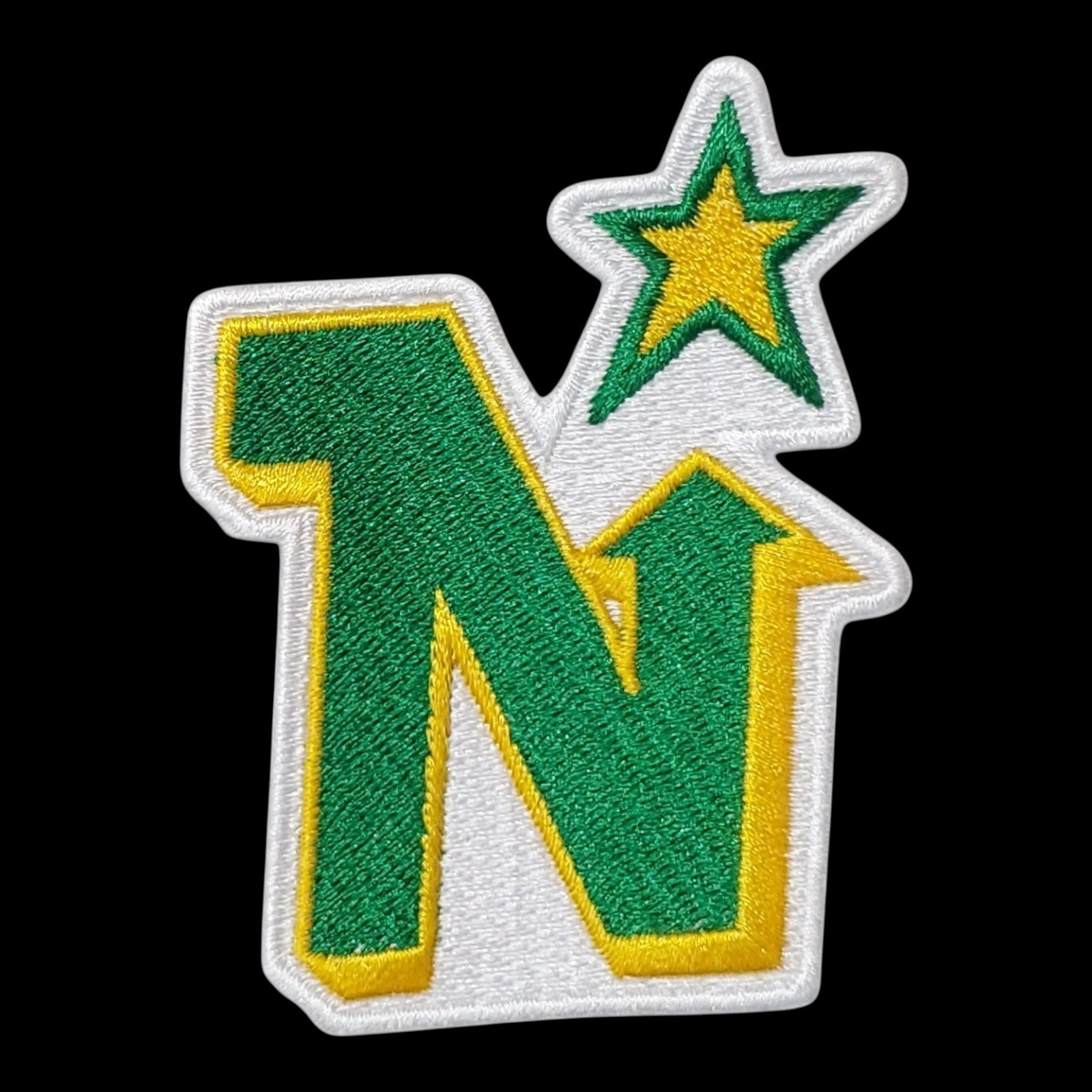 Vintage Minnesota North Stars Logo Patch. NHL. Embroidered. Iron On. 3 Vintage Minnesota North Stars Logo Patch. NHL. Embroidered. Iron On. 3