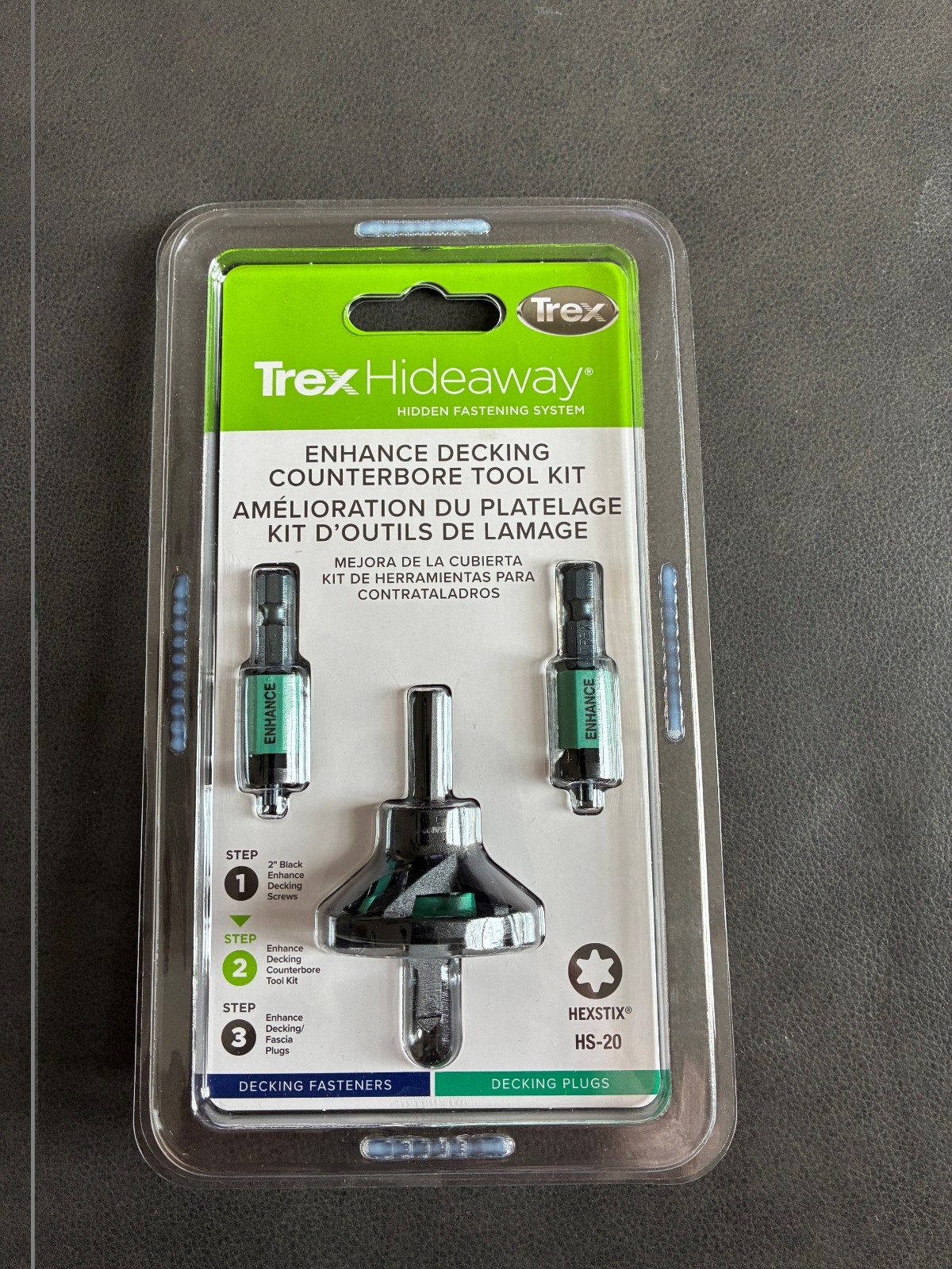 Trex Hideaway counterbore tool kit Trex Hideaway counterbore tool kit