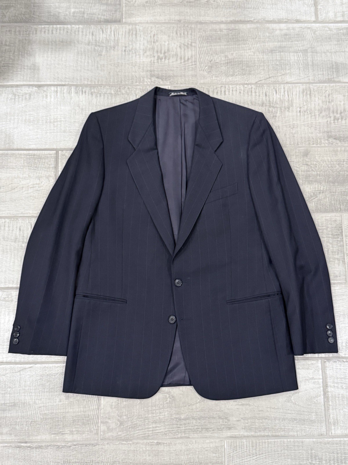 Vtg MANI by Giorgio Armani Sport Coat 40R Navy Blue Wool Blazer Made in Italy Vtg MANI by Giorgio Armani Sport Coat 40R Navy Blue Wool Blazer Made in Italy