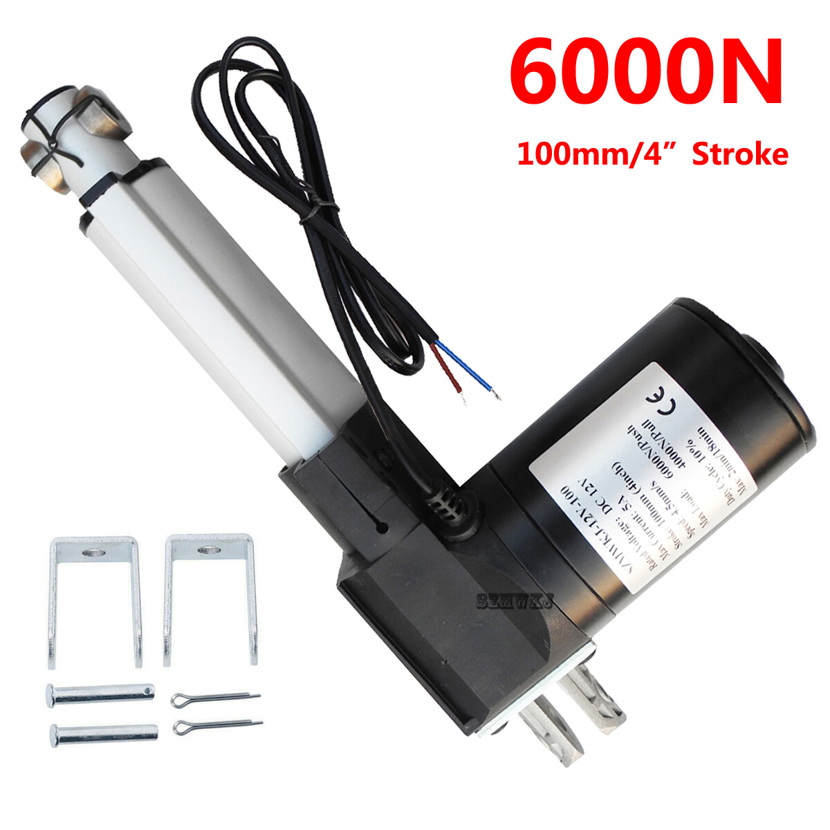 Heavy Duty 6000N 1320lbs Lift 12V Linear Actuator Motor Controller Switch Kit DO