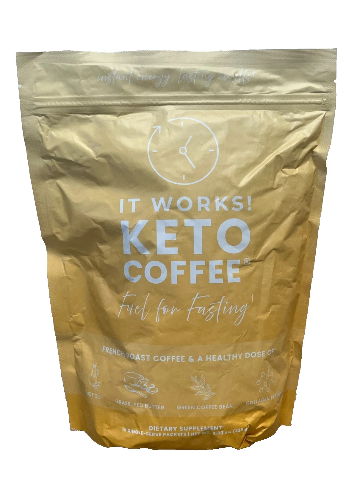 It Works Keto Coffee Collagen Peptides MCT Oil (NEW PACKAGING) Exp 2028 It Works Keto Coffee Collagen Peptides MCT Oil (NEW PACKAGING) Exp 2028