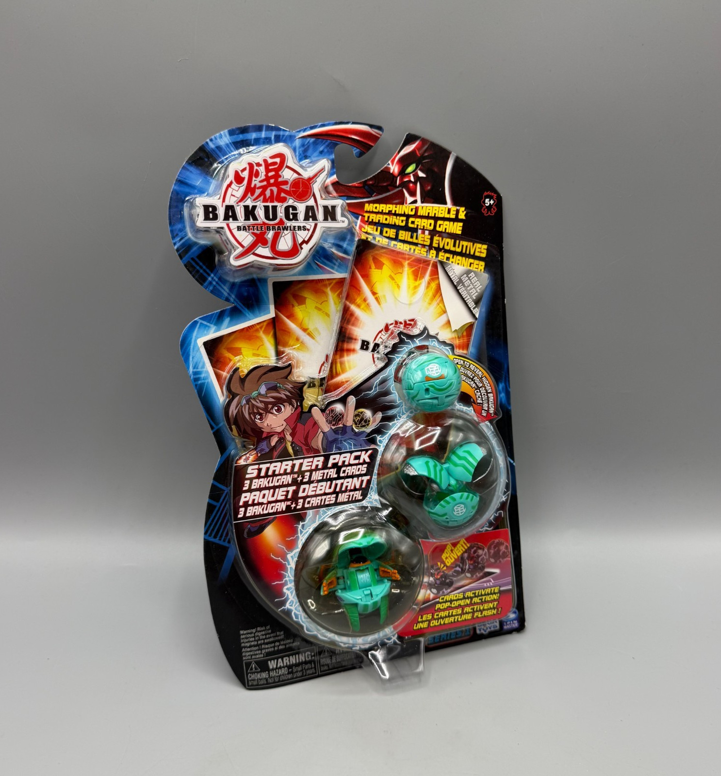 Bakugan Battle Brawlers Series 1 Starter Pack Ventus Preyas Falconeer Tigrerra