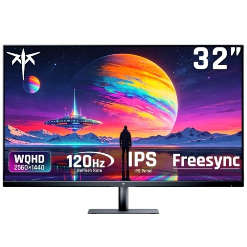 KTC 32 Inch 2K Computer Monitor IPS 1440p Monitor with Ultra-Thin Bezels HDR10