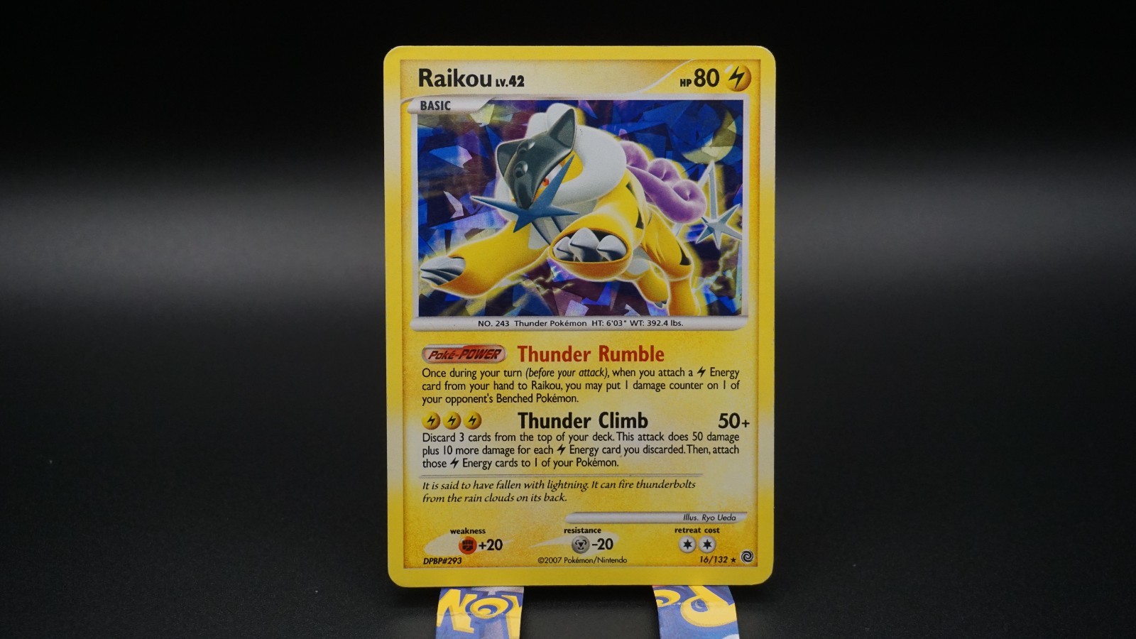 Raikou - (Cracked Ice Holo) 016/132 Miscellaneous Cards & Products MP