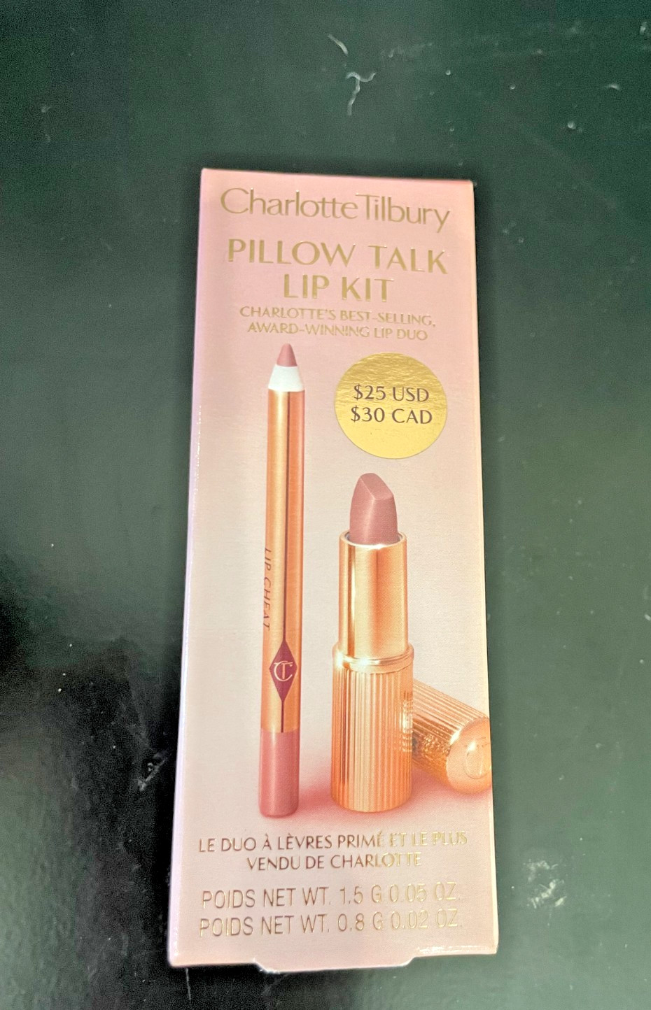 Charlotte Tilbury -Pillow Talk- Lip Kit “Original” Lip Cheat & Matte Revolution