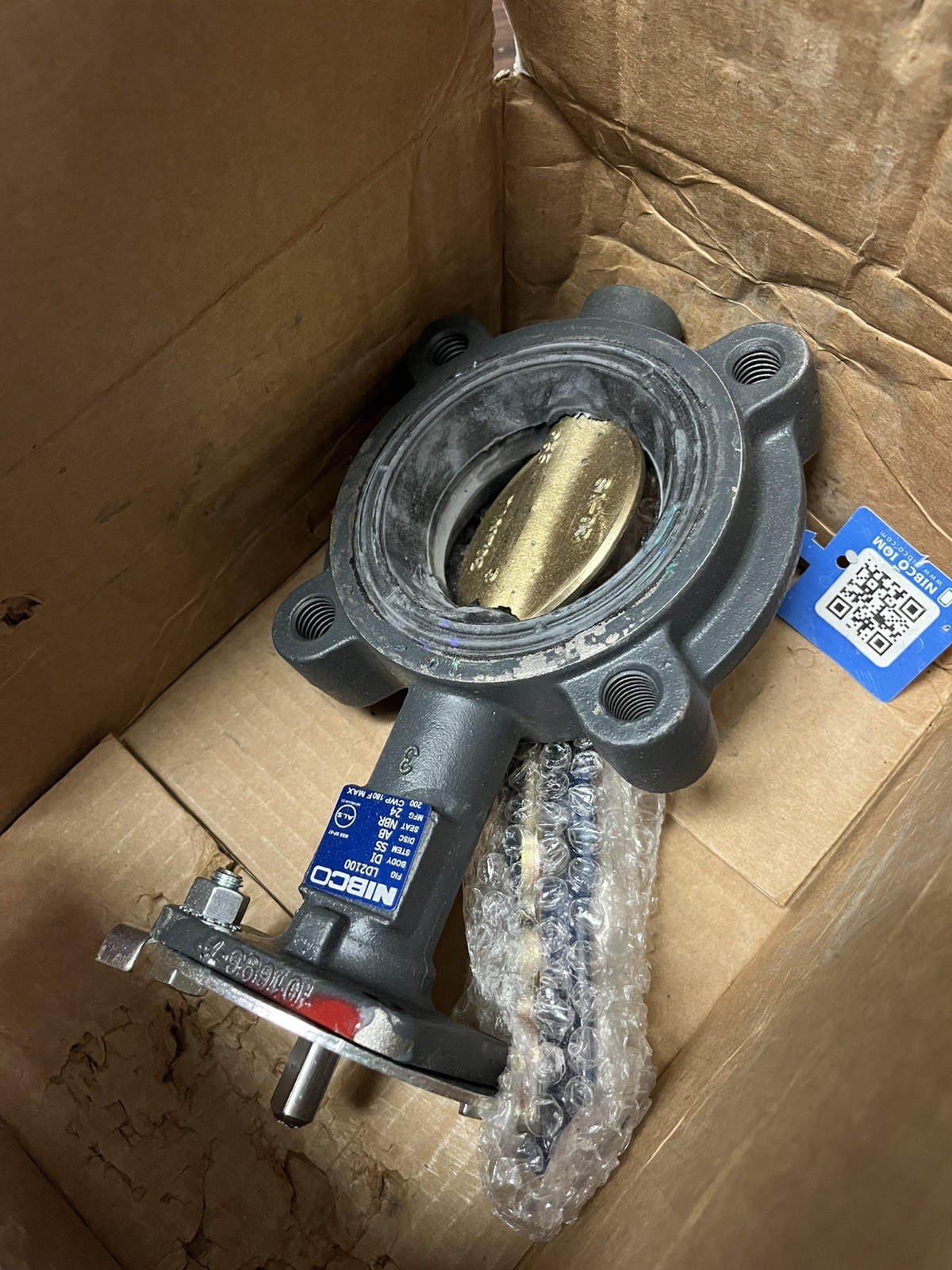 NEW NIBCO LD-2000-3 LUG STYLE BUTTERFLY VALVE 3\ NEW NIBCO LD-2000-3 LUG STYLE BUTTERFLY VALVE 3\