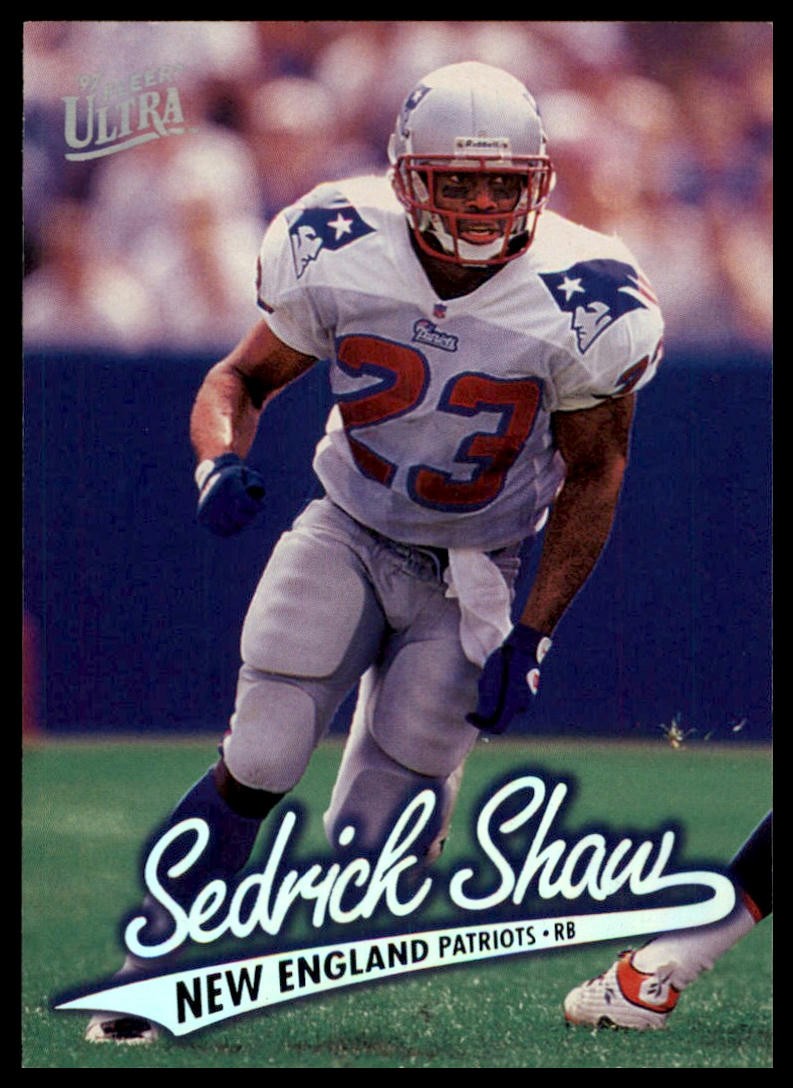 1997 Ultra Sedrick Shaw 217 New England Patriots