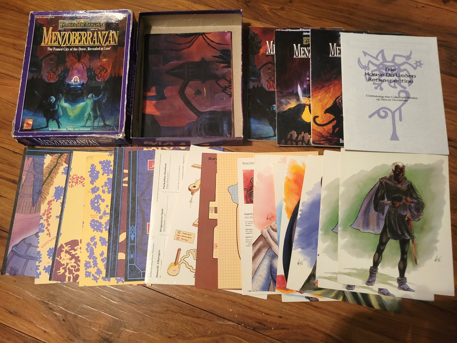 Dungeons Dragons Forgotten Realms Menzoberranzan Box Set COMPLETE Dungeons Dragons Forgotten Realms Menzoberranzan Box Set COMPLETE