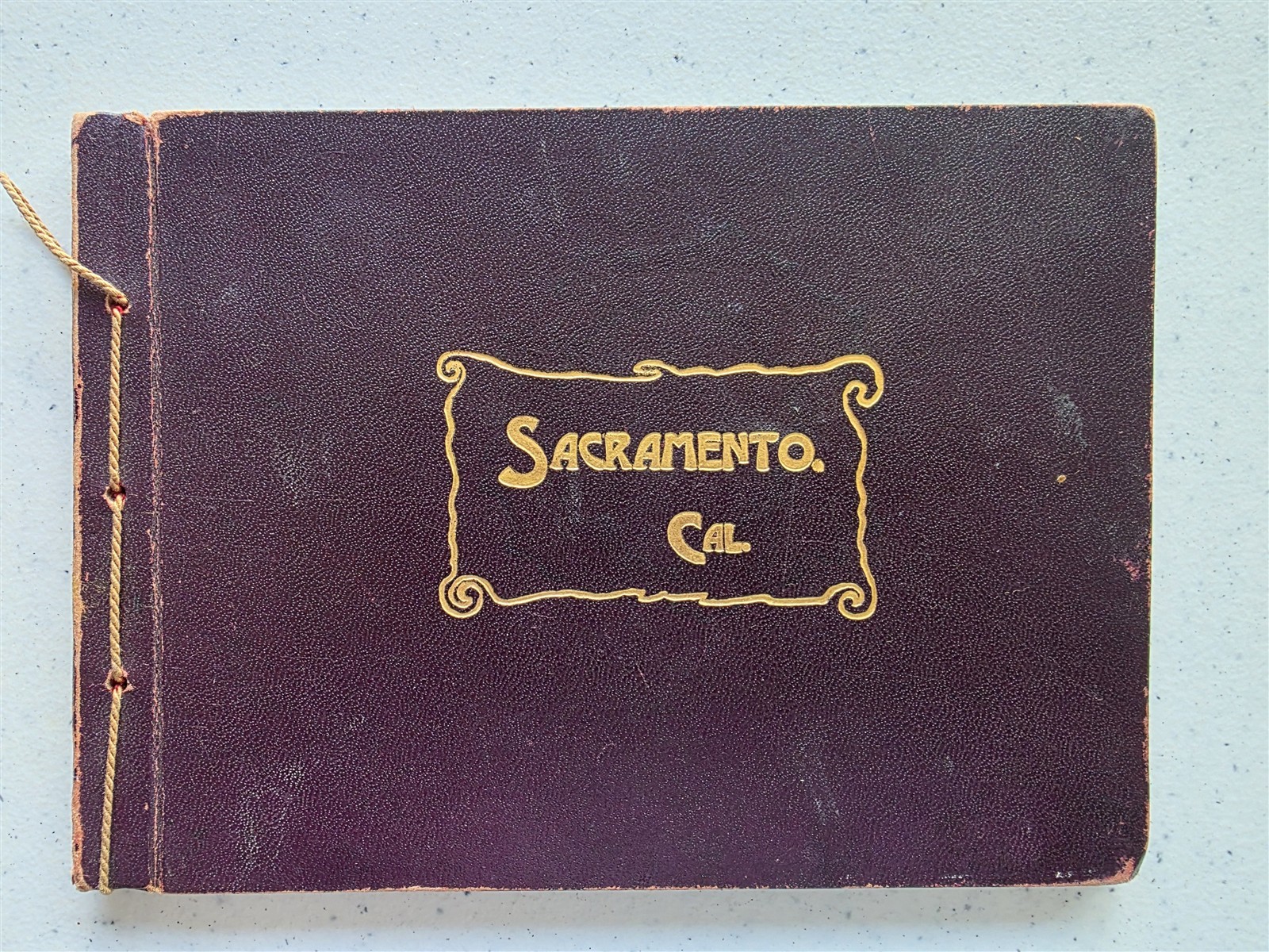Sacramento California Antique 1897 Book Portfolio of Photos, 19 Photogravures