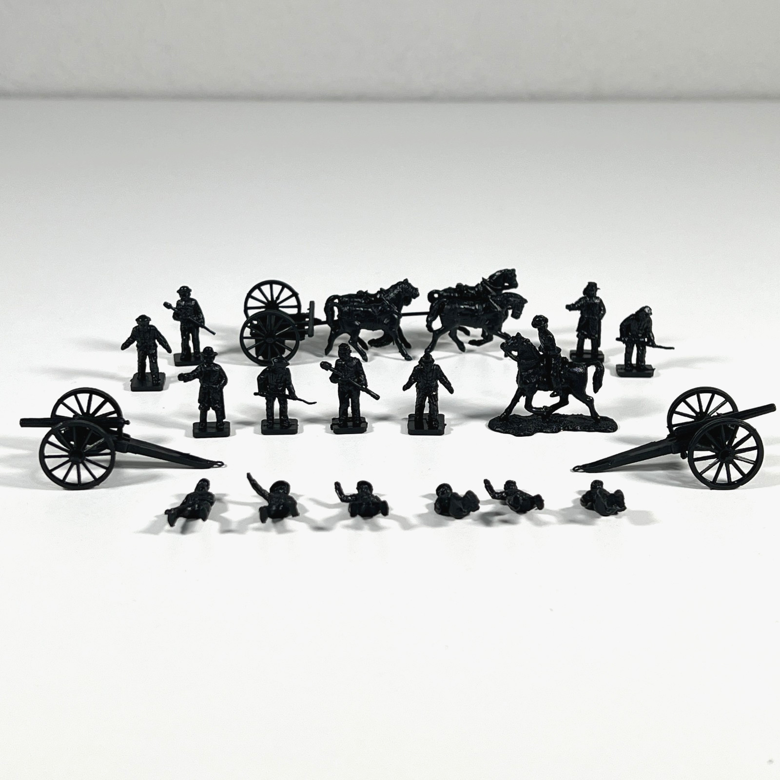 Vintage Lot of 20+ Civil War 1/72 HO OO MPC Airfix Artillery Cannons