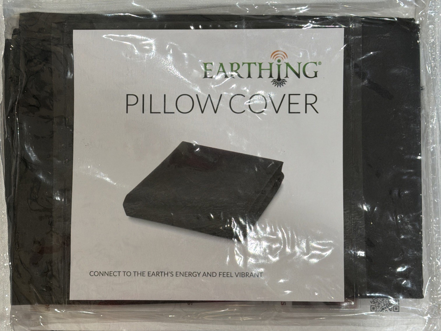 EARTHING Brand Pillow Cover Kit NEW Grounding Conductive Clint Ober Black Std