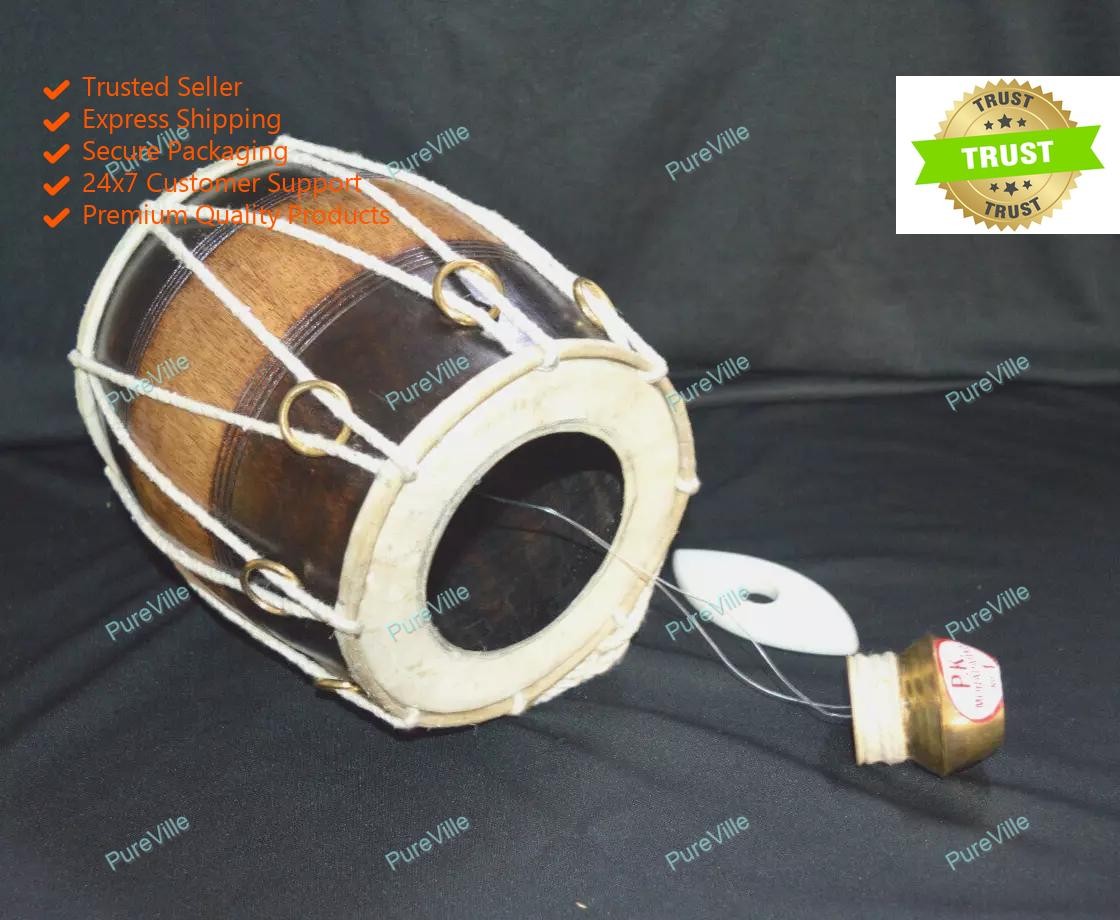 Indian Professional Bengali Khamak Folk Musical Instruments Wooden Khamak