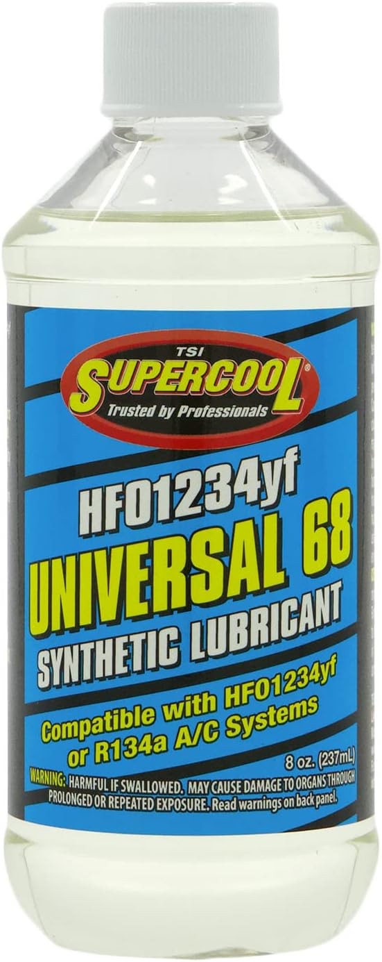 TSI Supercool 48663-8 1234yf EV Electric Vehicle POE 68 Viscosity 8oz 1-Pack 