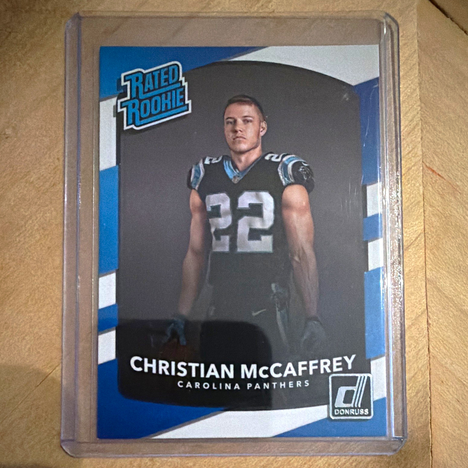 Panini Donruss 2017 Rated Rookie RC Christian McCaffrey #318 Panthers