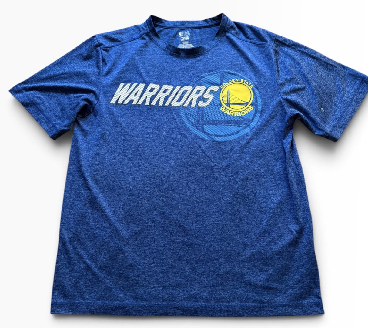 Golden State Warriors NBA TX3 Cool T-Shirt Mens Large Short Sleeve Jersey Blue