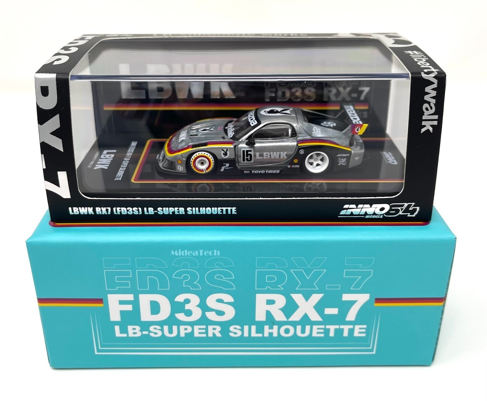 Chase Inno64 Mazda RX7 (FD3S) LBWK LB-SUPER SILHOUETTE Hobby Expo China 2024