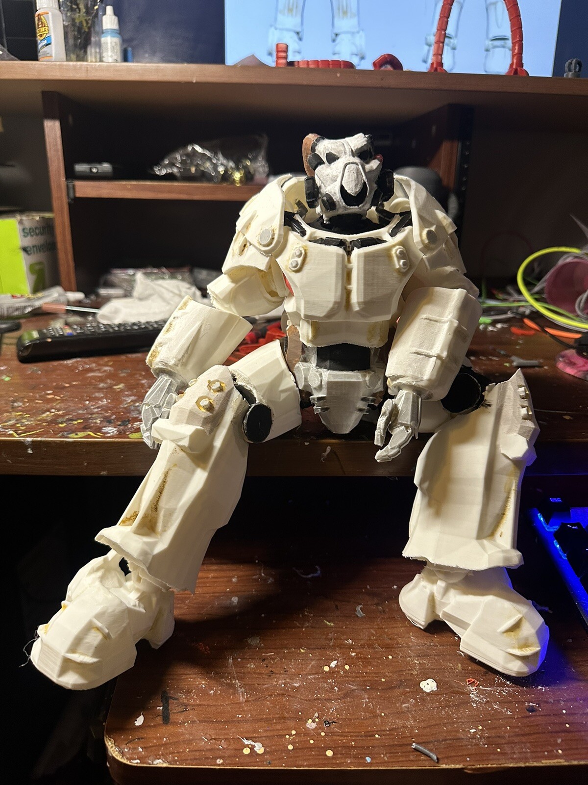fallout x-01 power armor Figure 15” Tall Institute Armour
