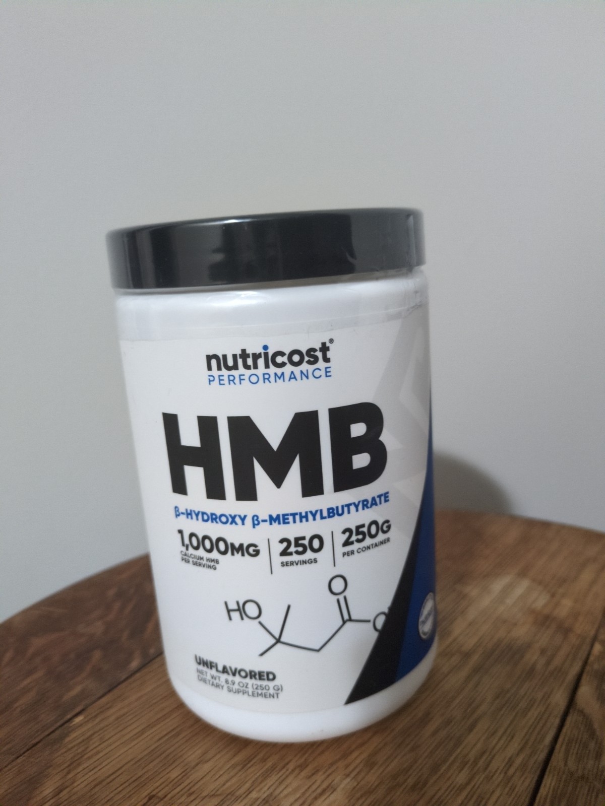 Nutricost HMB Powder (Beta-Hydroxy Beta-Methylbutyric) 250 Grams