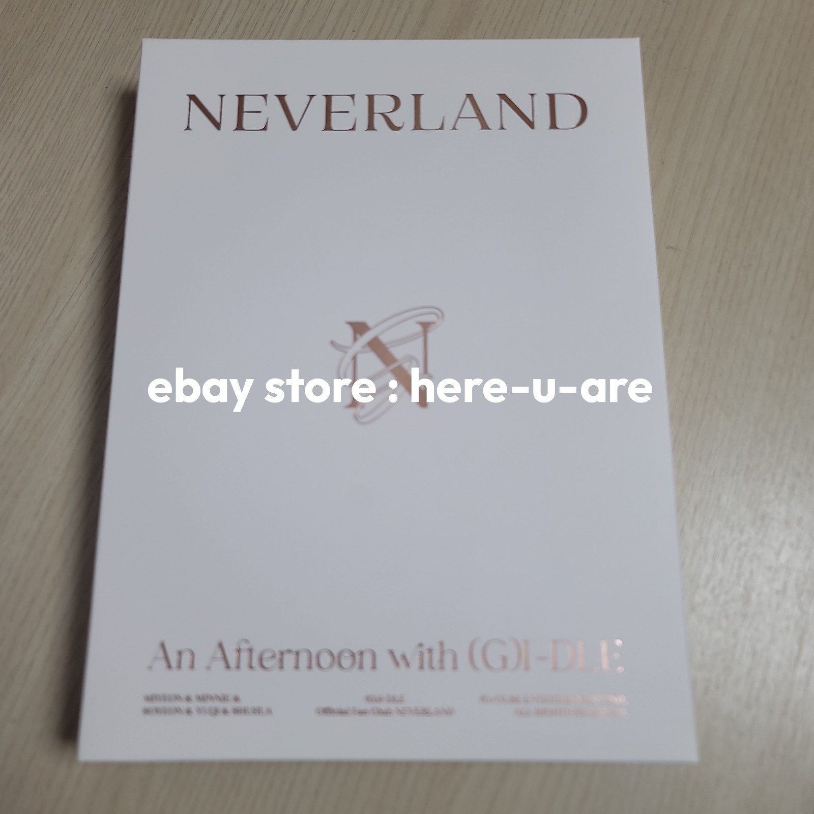 G I-DLE 4th kit Membership Fan Club Neverland Kit G IDLE g I dle all member Open