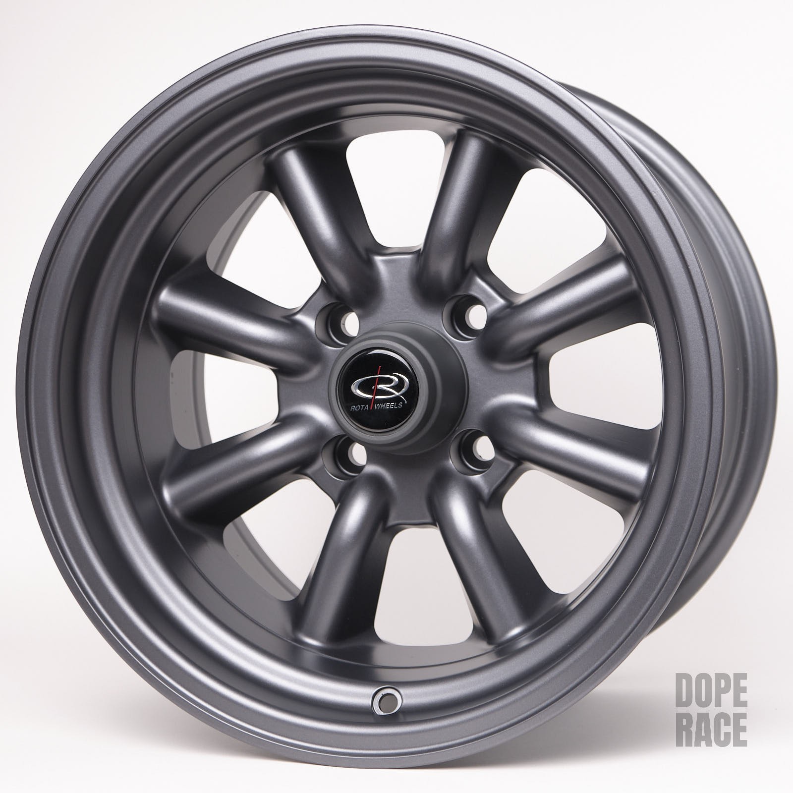 1 ROTA RKR (15X9 ET-15 4X114.3 73 Hub) MAGNESIUM BLACK Wheel Rim 240Z 260Z 280Z