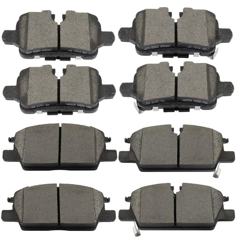 MAGMA Ceramic Front Rear Set Brake Pads For 2021-2025 Chevrolet Equinox 1.5L