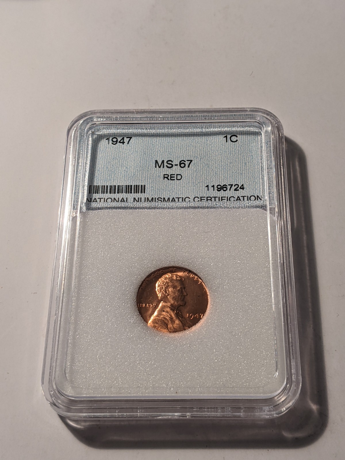 1947-P MS67 RED 1C PENNY High Grade Random Holder 1947-P MS67 RED 1C PENNY High Grade Random Holder