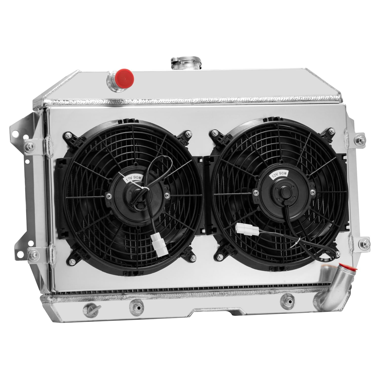 3 Row Radiator Shroud Fan for Datsun 240Z 2.4L 260Z 2.6L AT 1970-1974