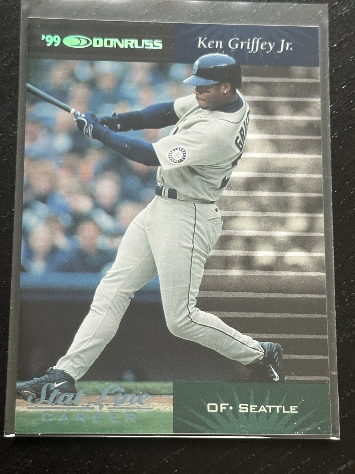 Ken Griffey Jr 2001 Donruss 1999 Retro Stat Line Career #’d  /350 HOF Mariners
