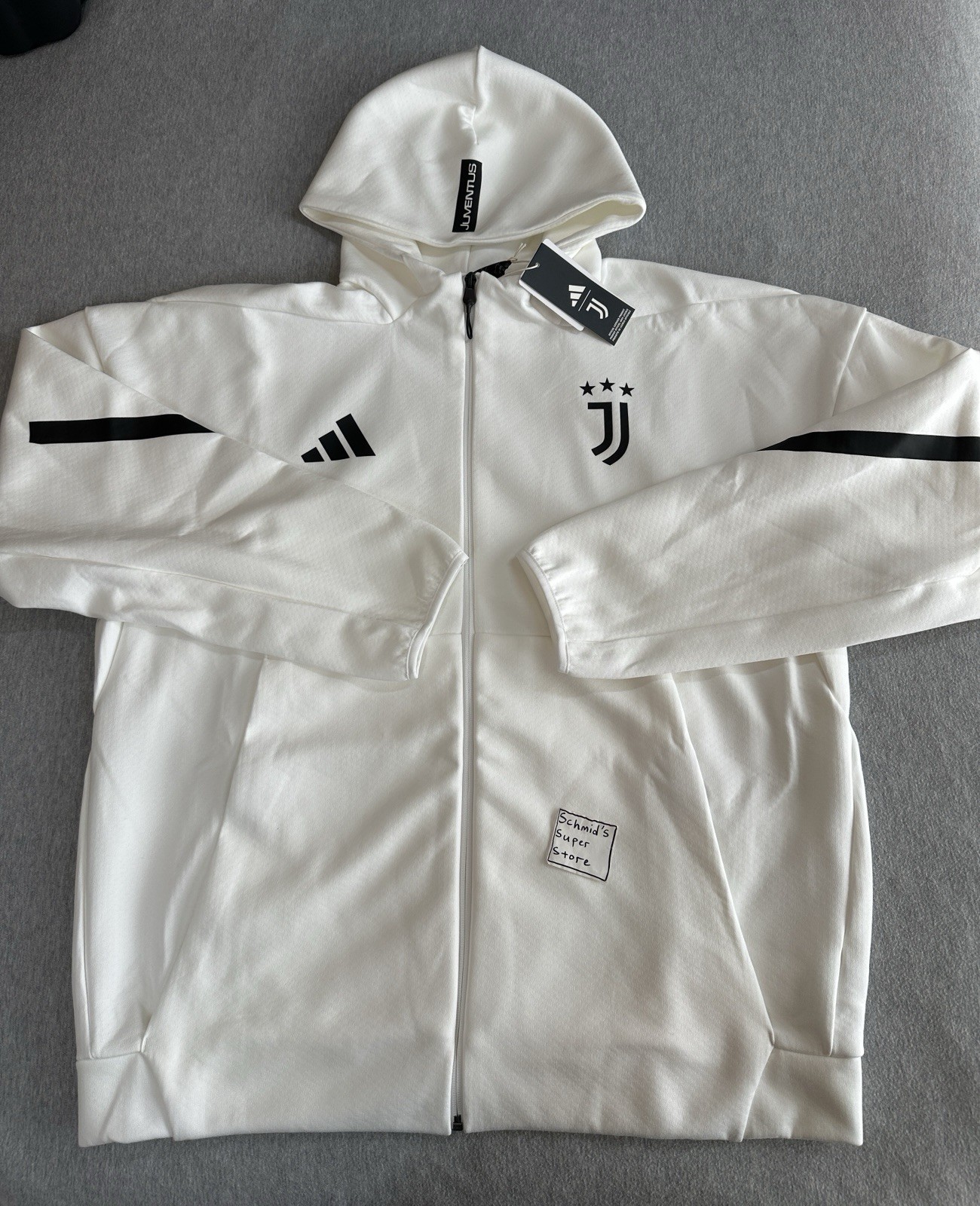 Adidas x Juventus FC Z.N.E. Anthem Jacket White Men’s Size XL $110 BNWT JM9461 Adidas x Juventus FC Z.N.E. Anthem Jacket White Men’s Size XL $110 BNWT JM9461