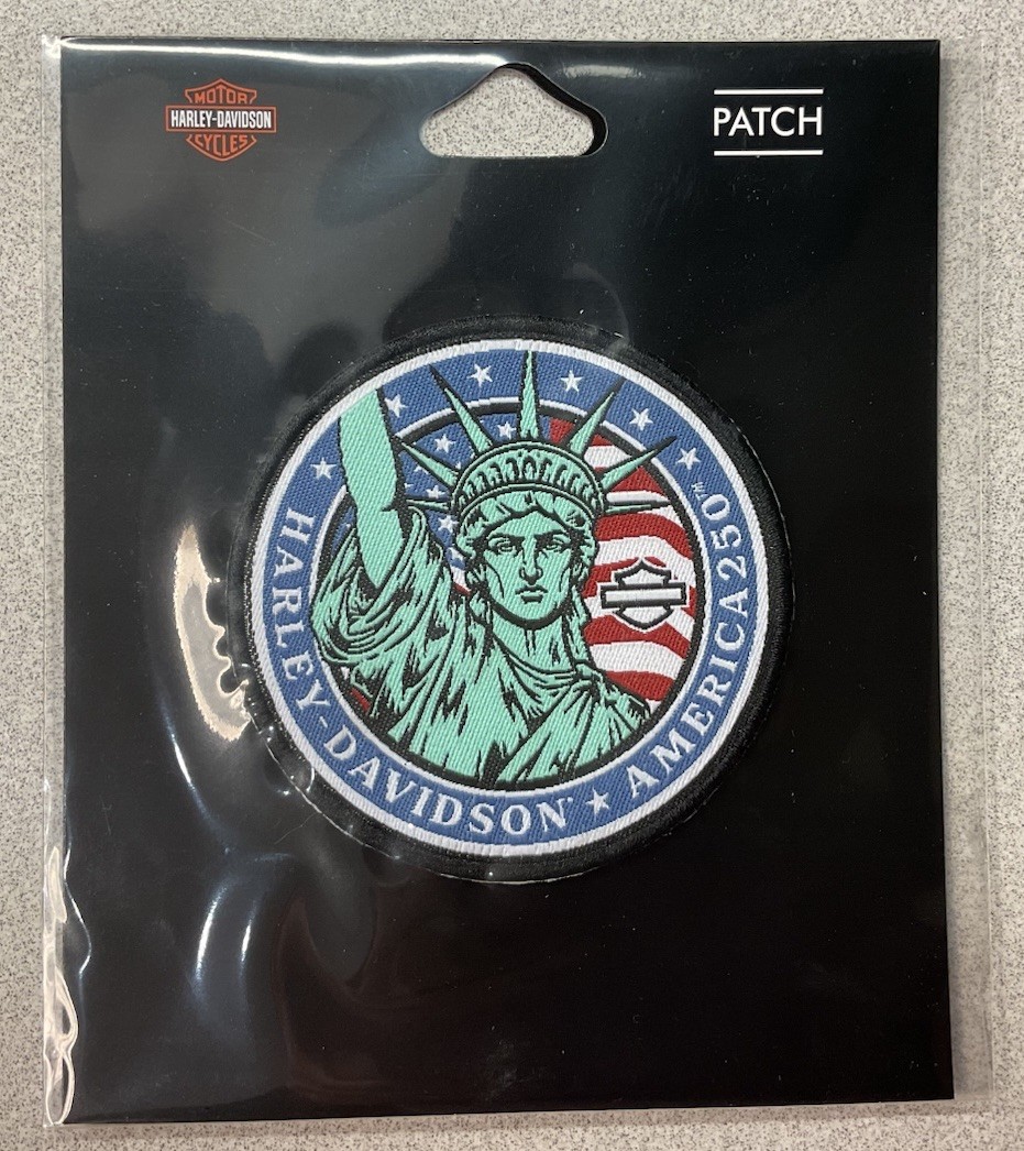Harley Davidson America 250 Statue of Liberty Patch 3\