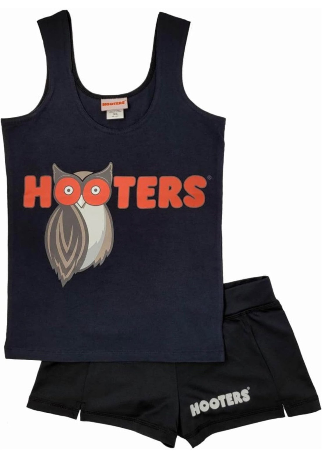 HOOTERS Official Uniform Tank And Shorts Women’s Ripple Junction