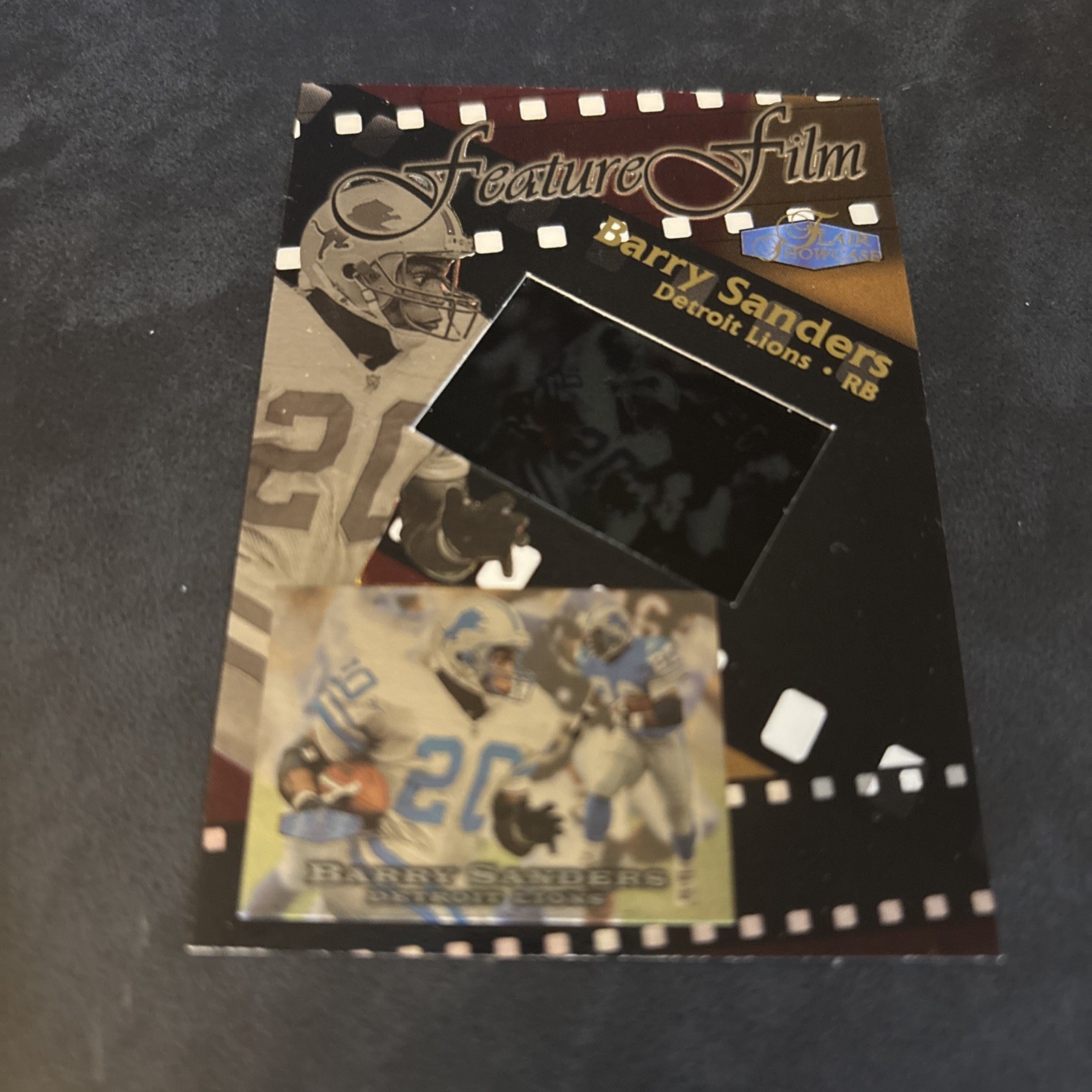 1998 Flair Showcase - Feature Film Barry Sanders #8 FF 1998 Flair Showcase - Feature Film Barry Sanders #8 FF